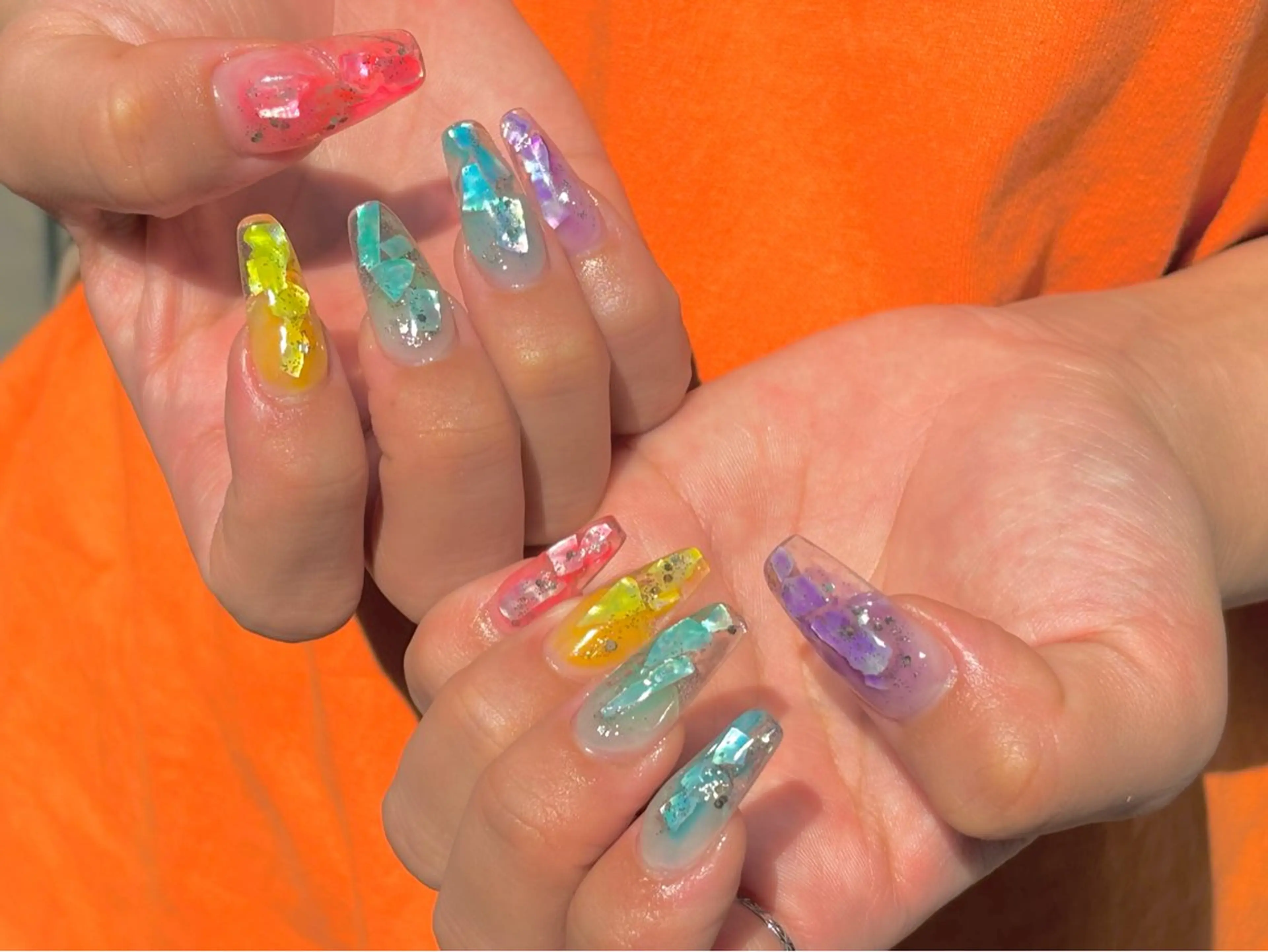 ネイル クリアネイル Malama Nailのネイルデザイン