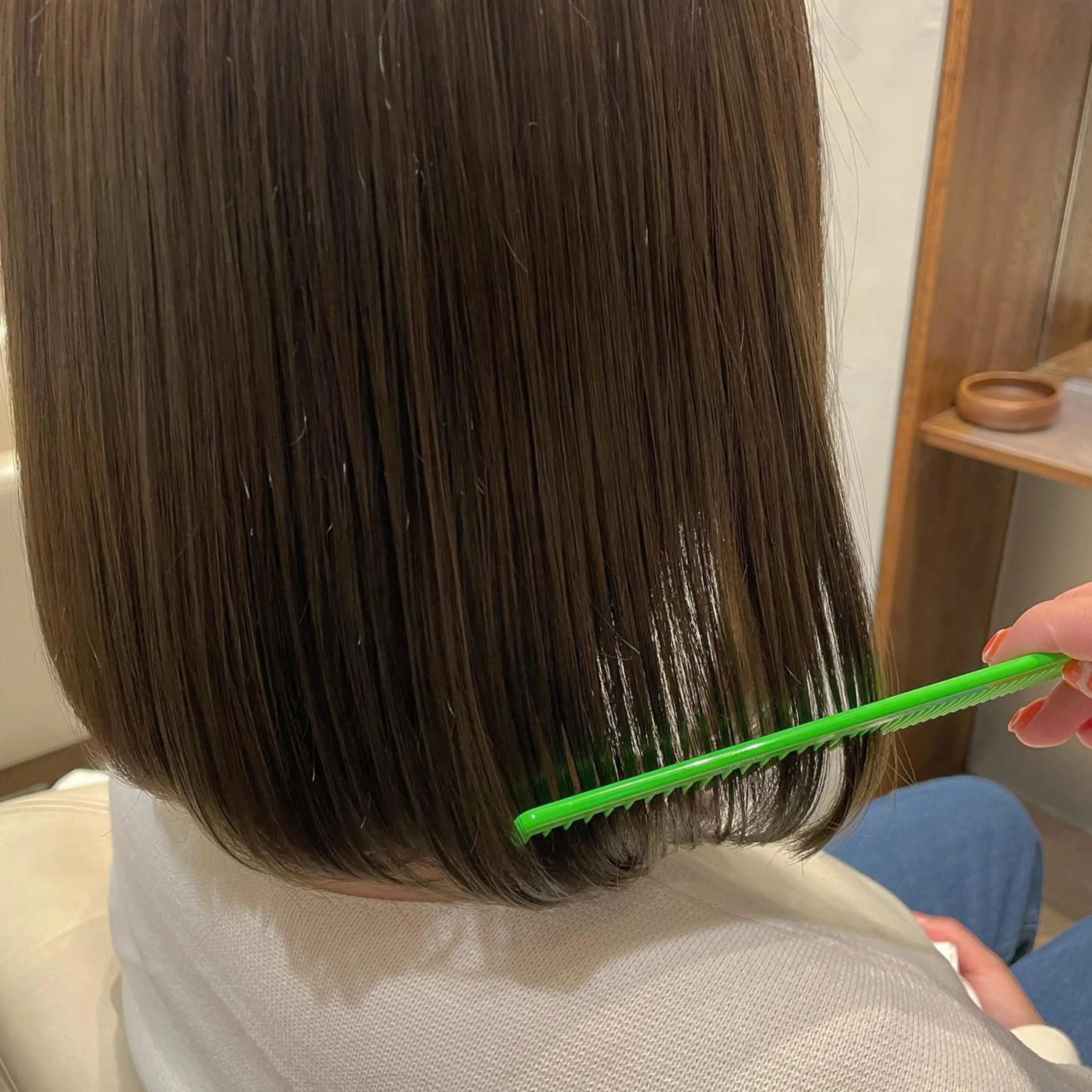 ショート カラー 【完全個室】髪質改善 暖色カラー/山崎唯奈のヘアスタイル