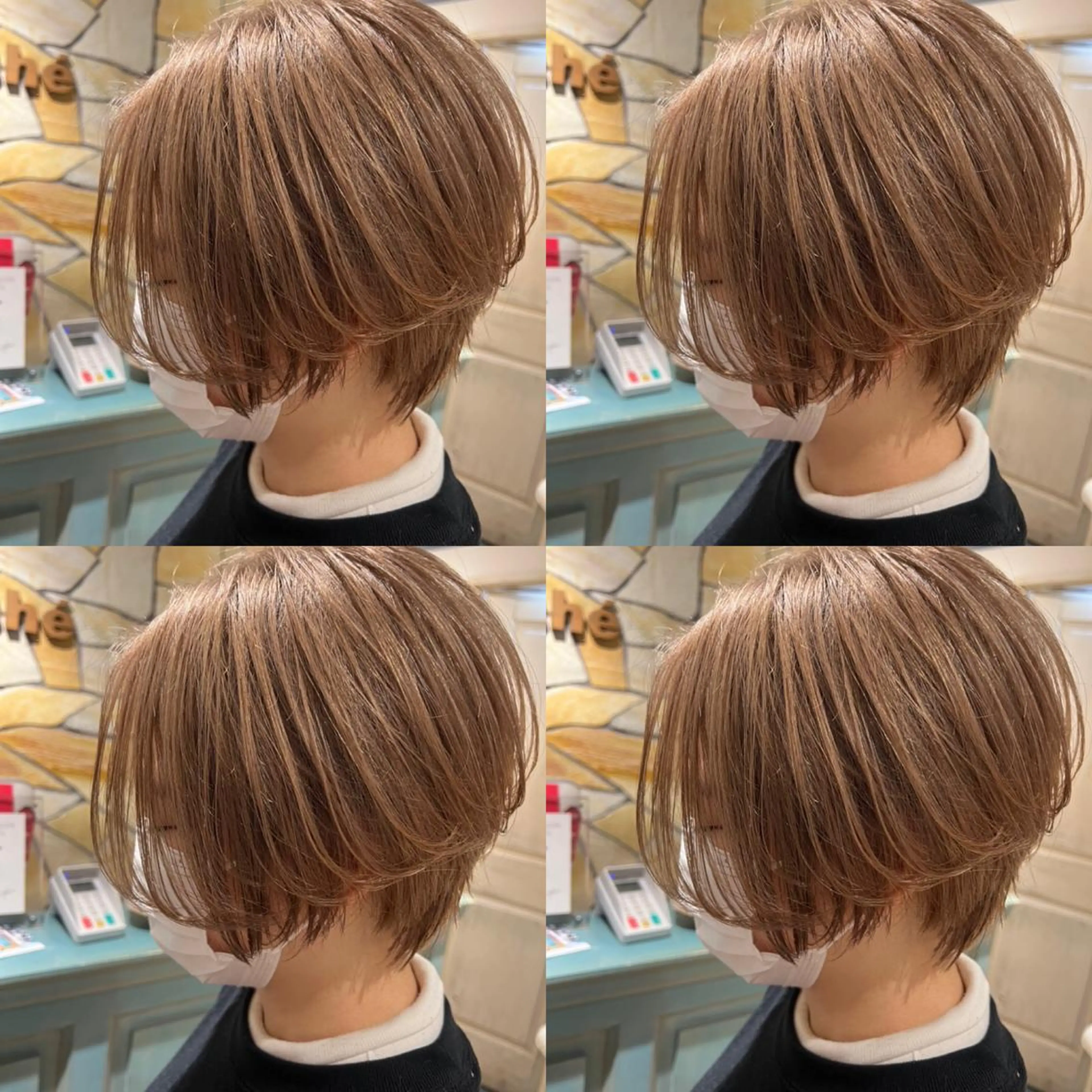 ショート カラー レイヤー×髪質改善 マネージャー安藤光司のヘアスタイル