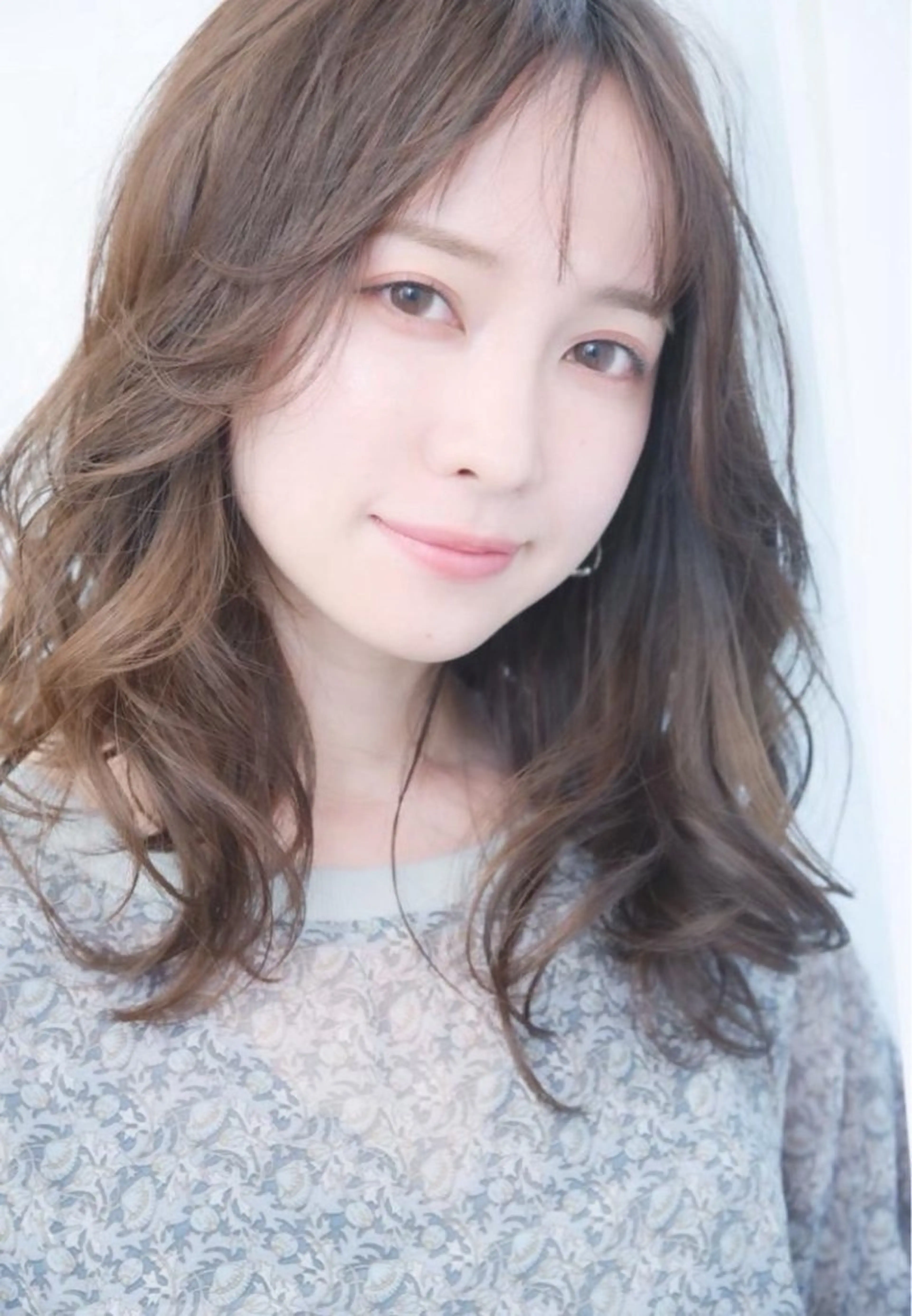 カラー 🫧艶髪カラー/ナチ ュラルヘア🌿まつきのヘアスタイル