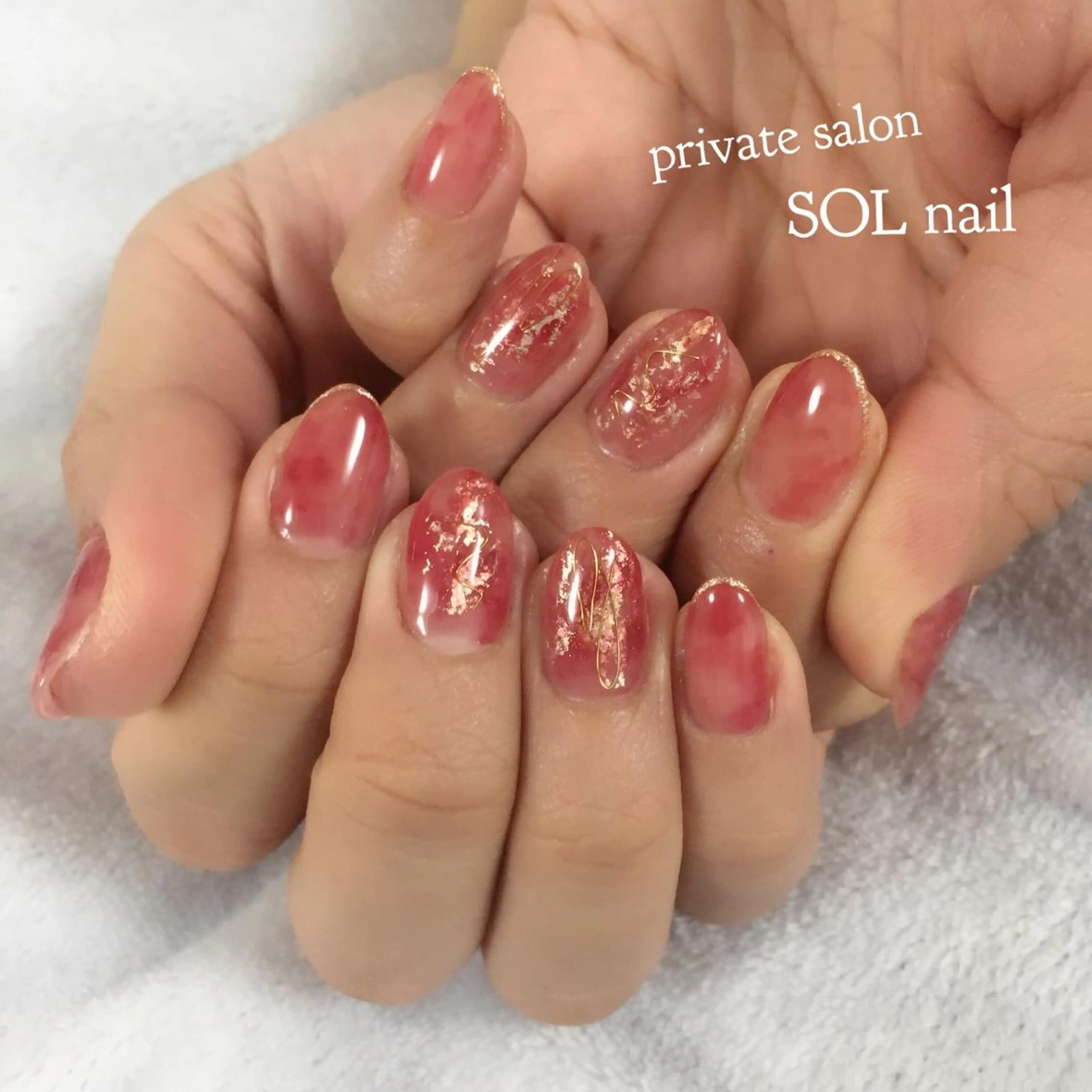 ネイル ニュアンスネイル SOL NAILのネイルデザイン
