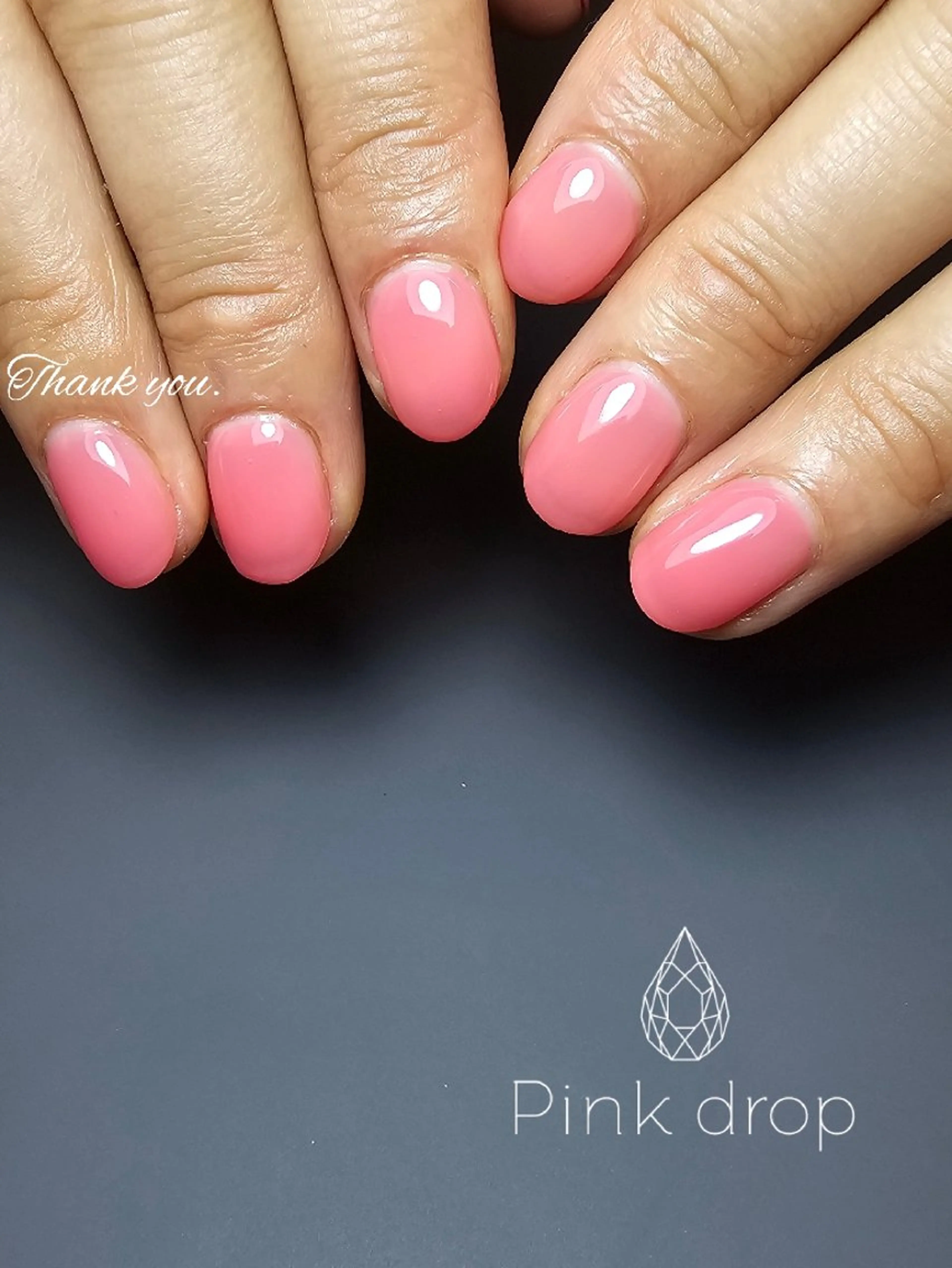 ネイル ワンカラーネイル pinkdrop _sanaeのネイルデザイン