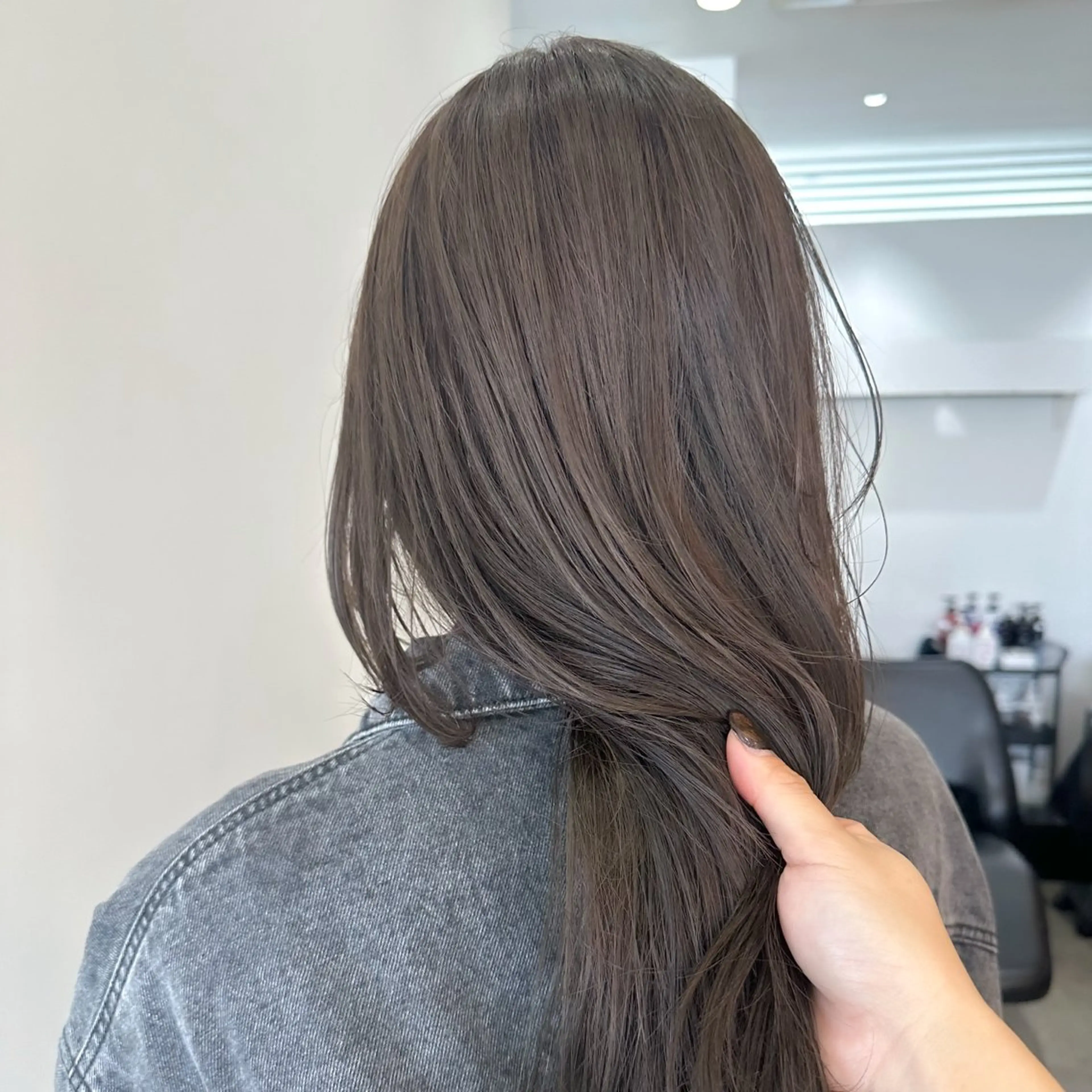 ロング カット ヘアカラー 柔らかbeige /chinari❤︎のヘアスタイル