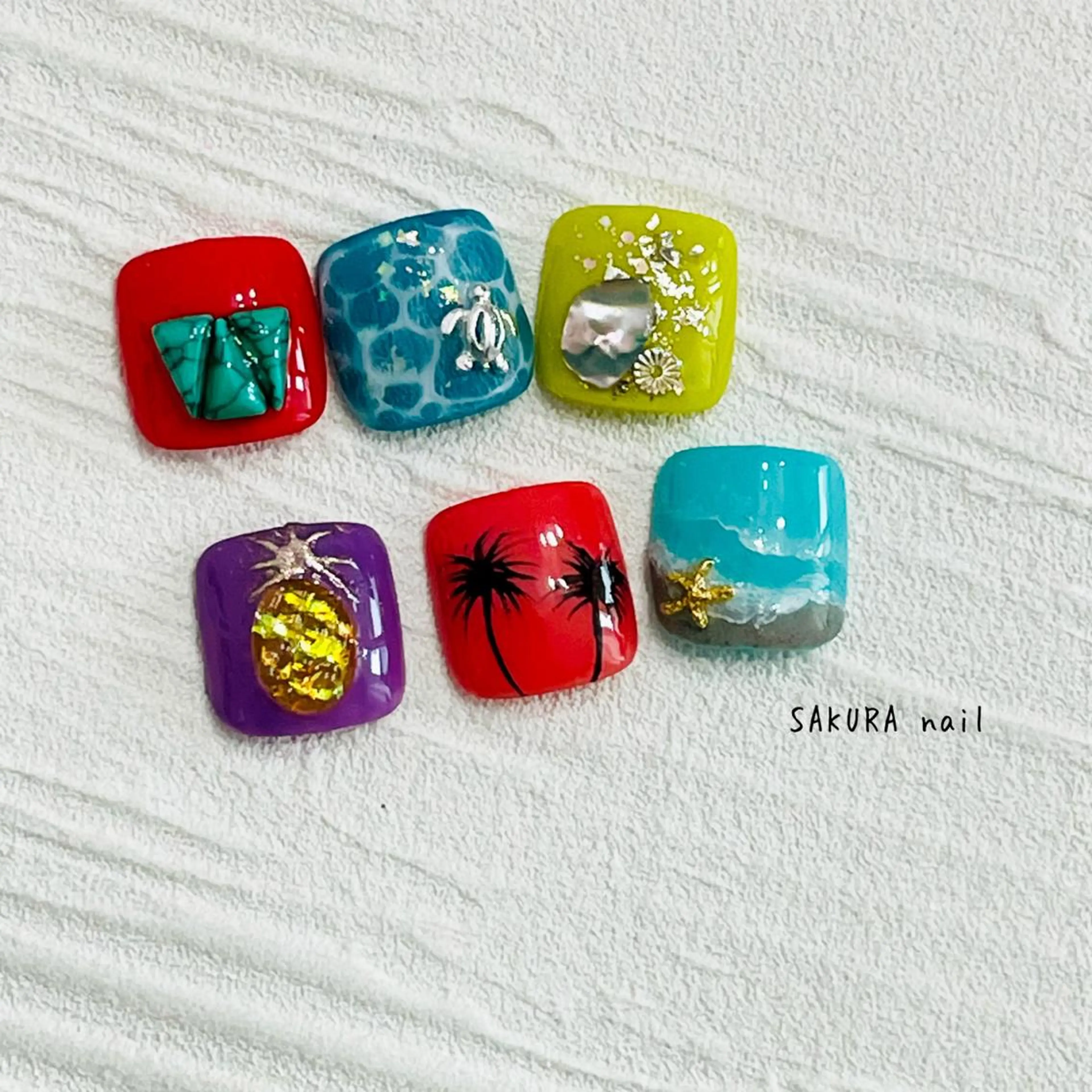 ネイル アートネイル フットネイル SAKURA nailのネイルデザイン