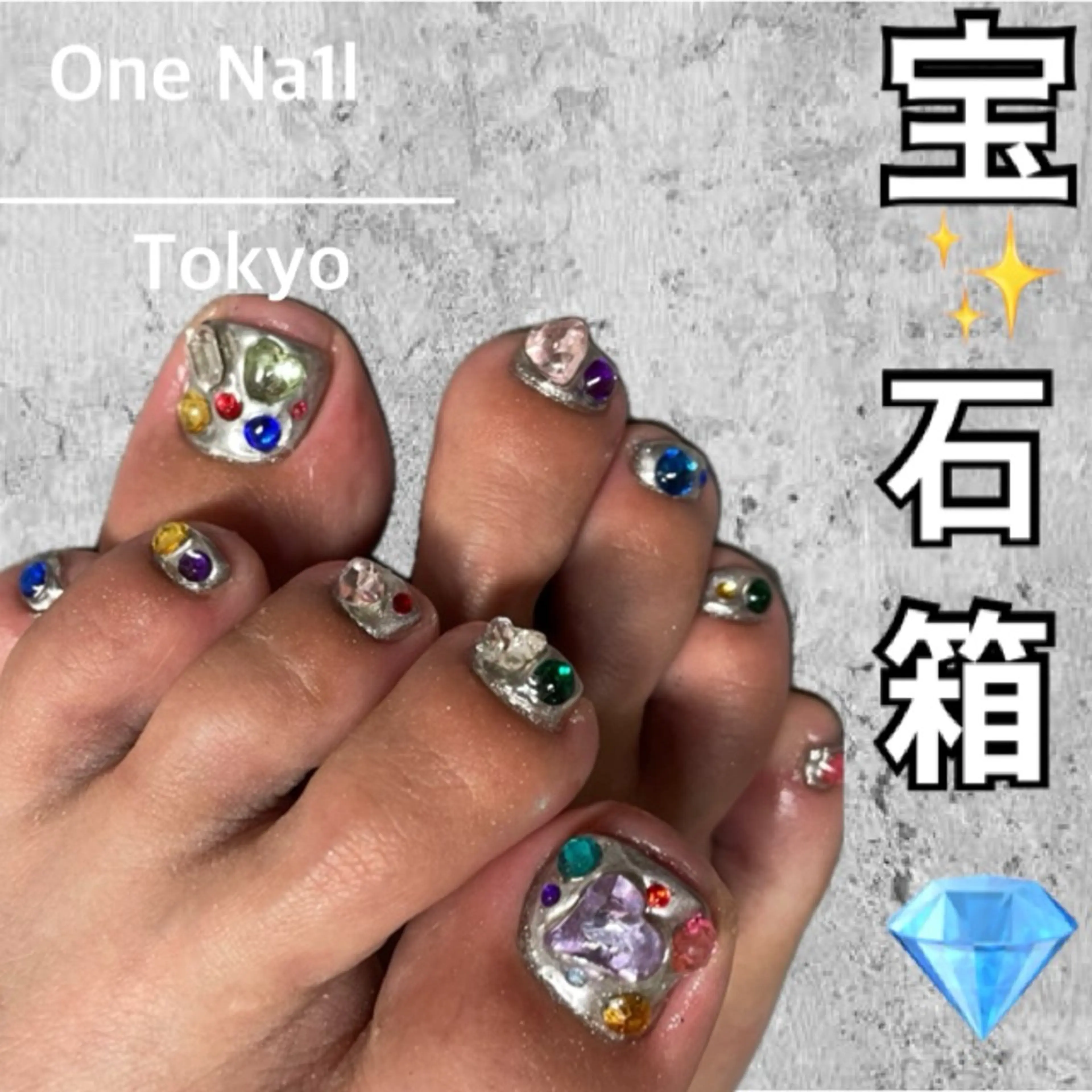 ネイル フットネイル One Na1lのネイルデザイン