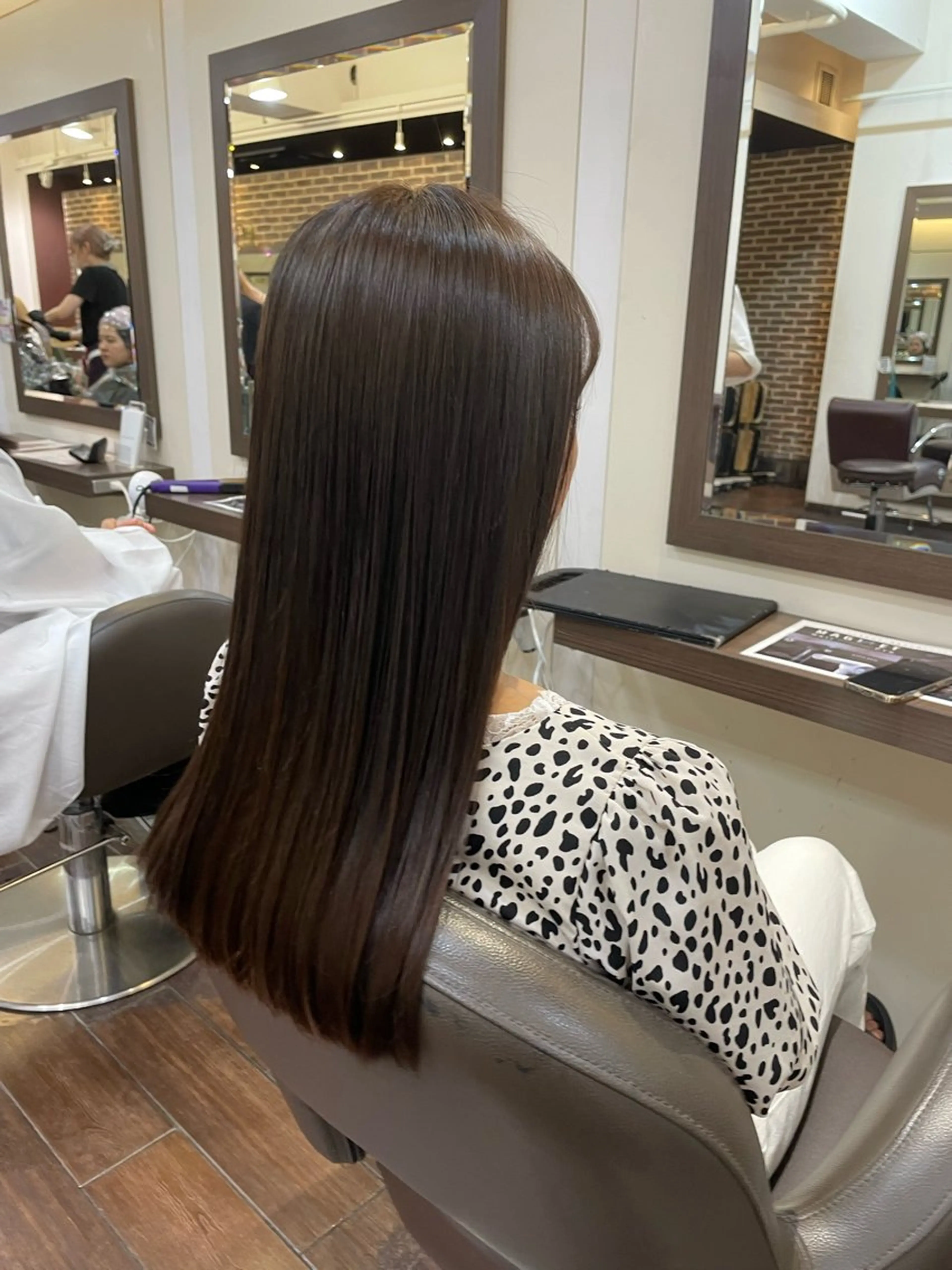 ロング カラー ブラウンカラー ナチュラルブラウン ‪るか/‪透明感 カラー/アレンジのヘアスタイル