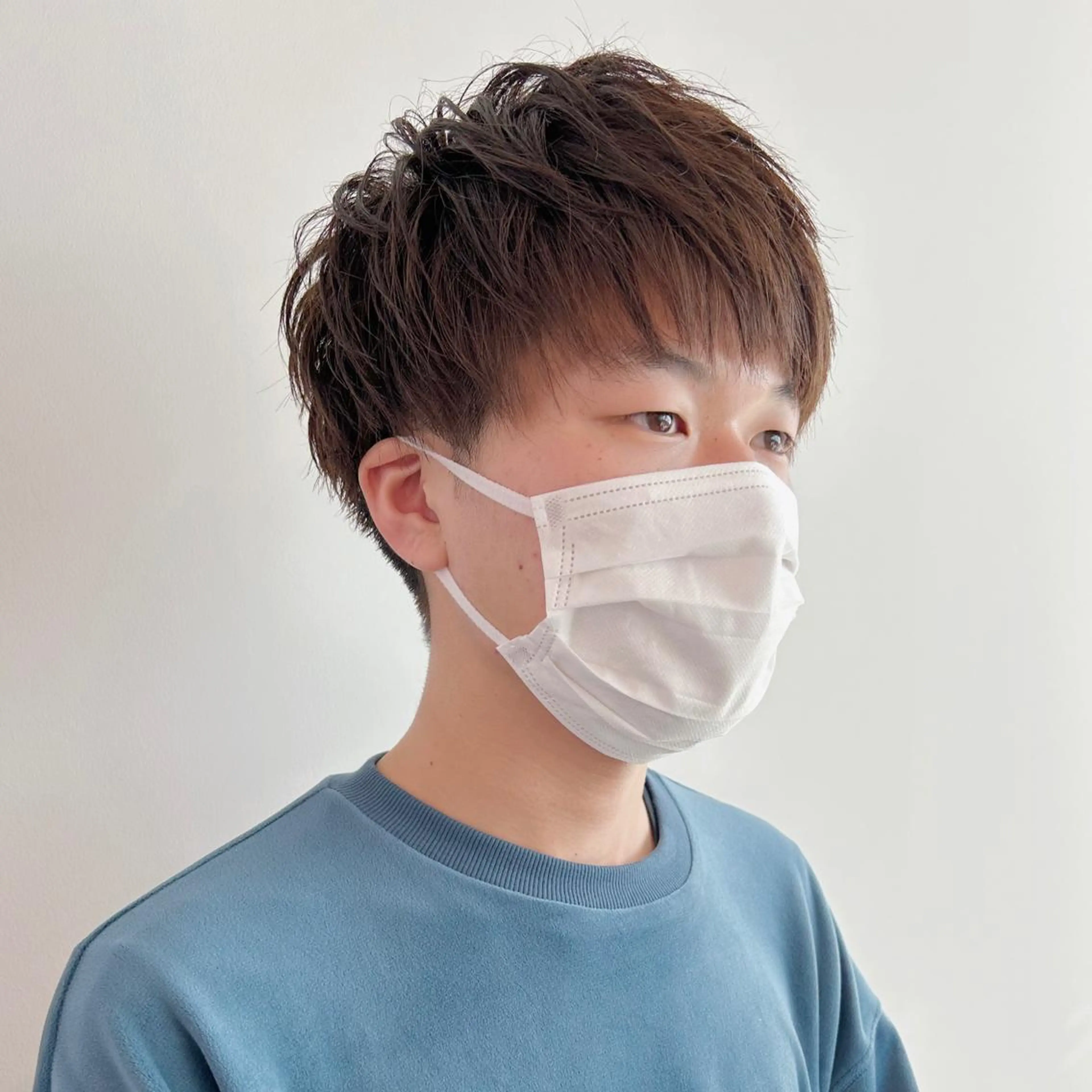 ショート カラー メンズ ビジネス カット ヘアカラー トリートメント 角田 翔太郎のヘアスタイル