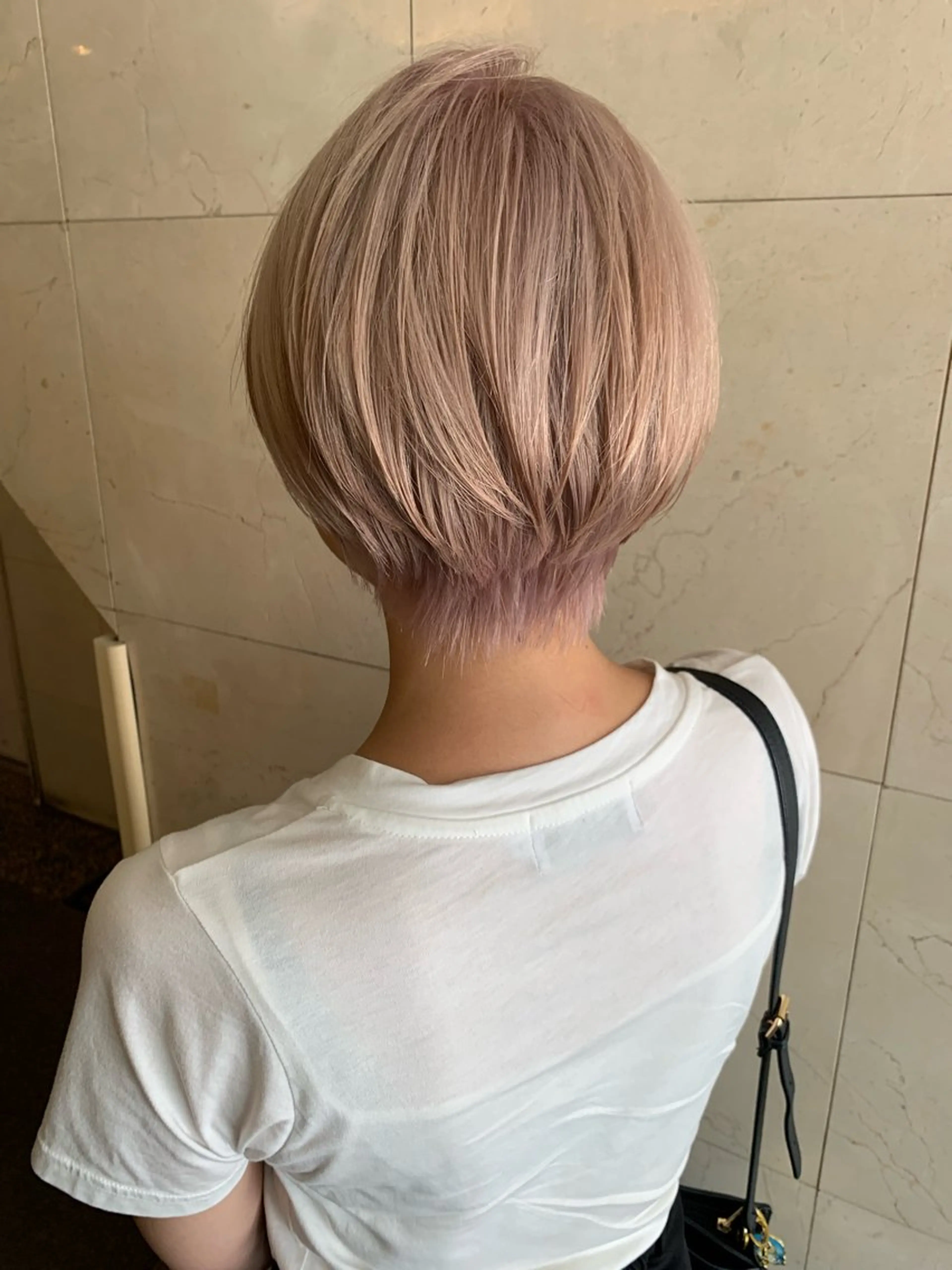 ショート カラー 船津武俊 フナツタケトシのヘアスタイル