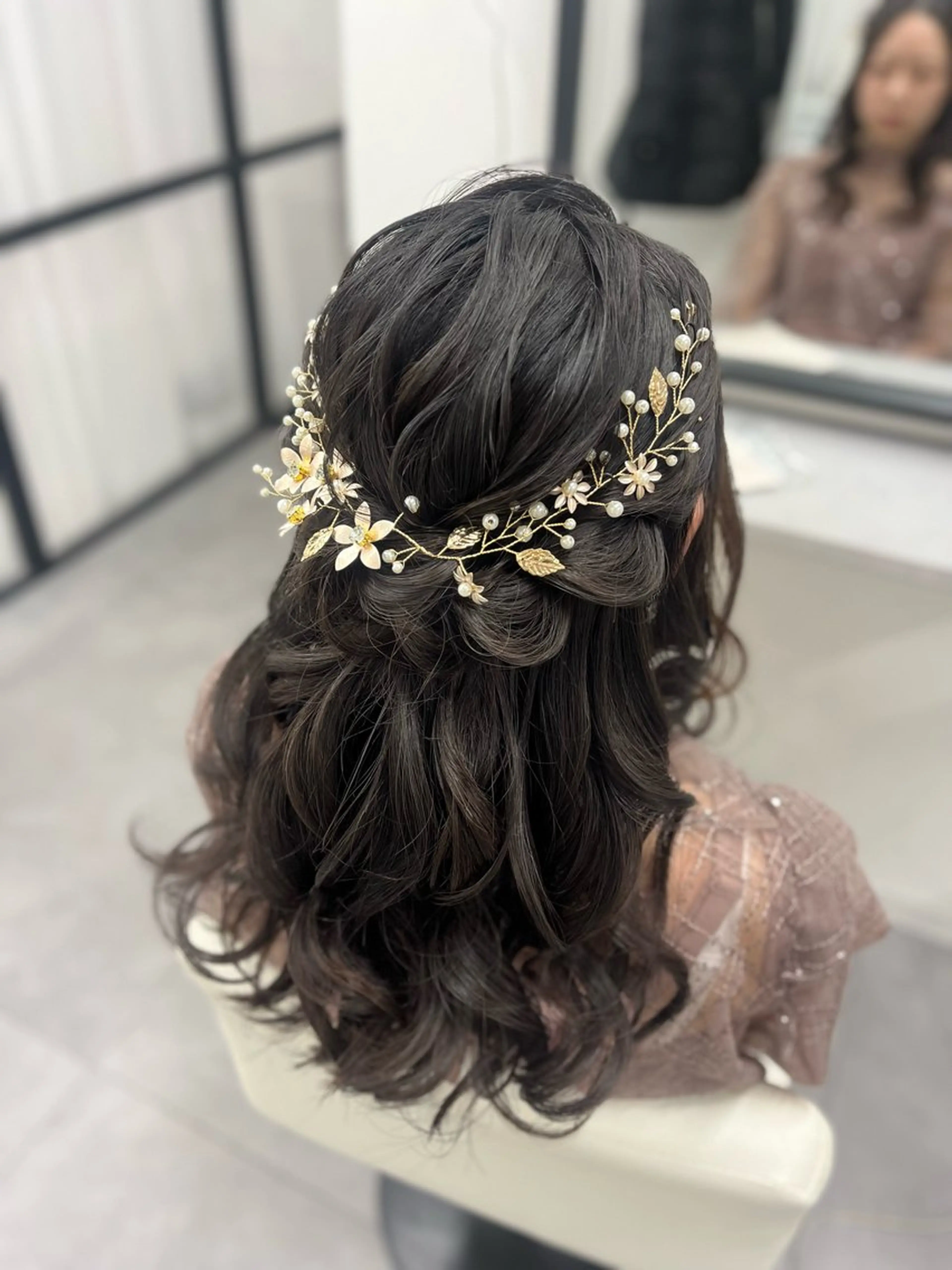 セミロング ヘアアレンジ 心斎橋/ヘアセット MASAKIのヘアスタイル