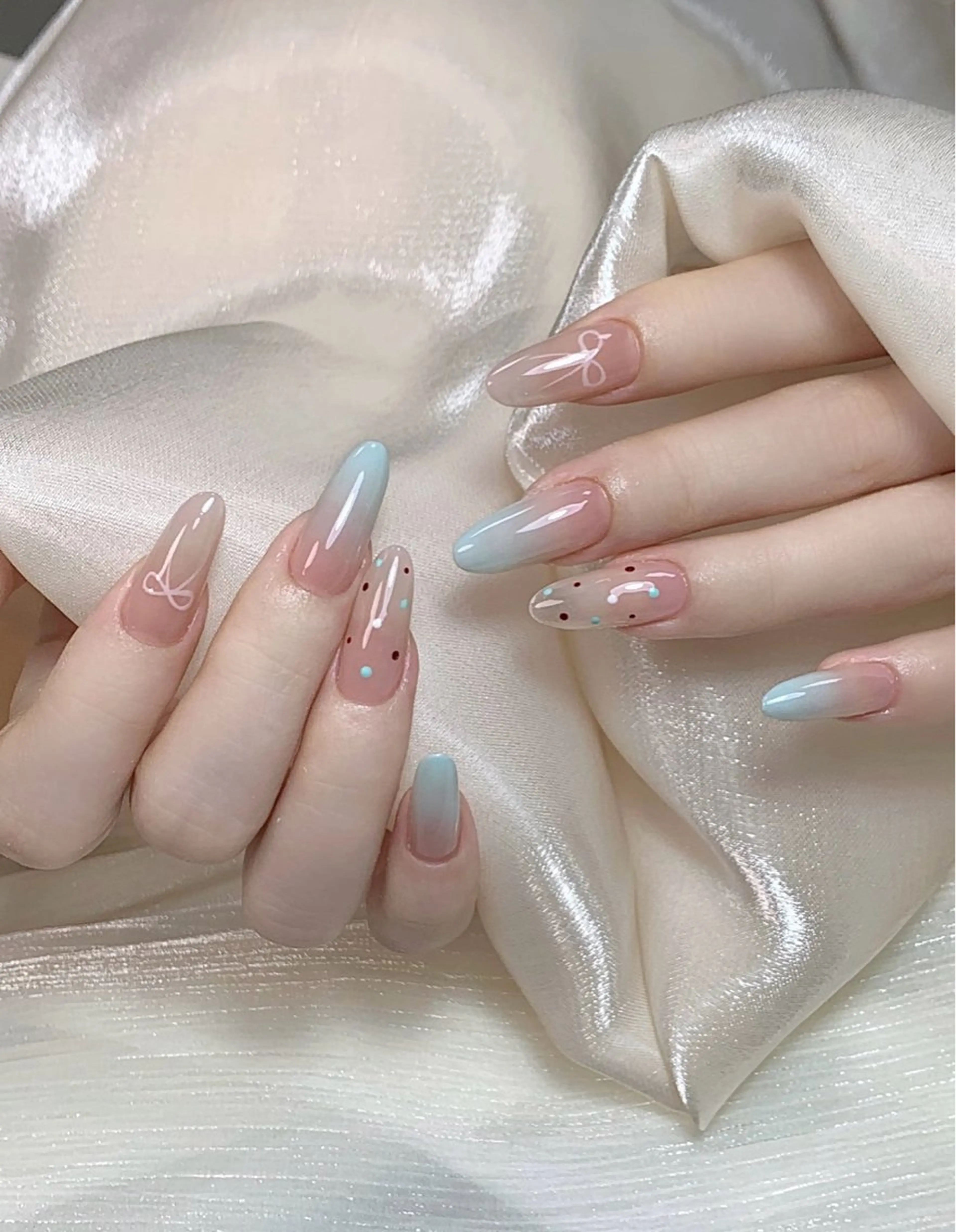 ネイル 氷ネイル・うるうるネイル 韓国ネイル 持ち込み ハンドネイル ami ｜韓国っぽnailのネイルデザイン