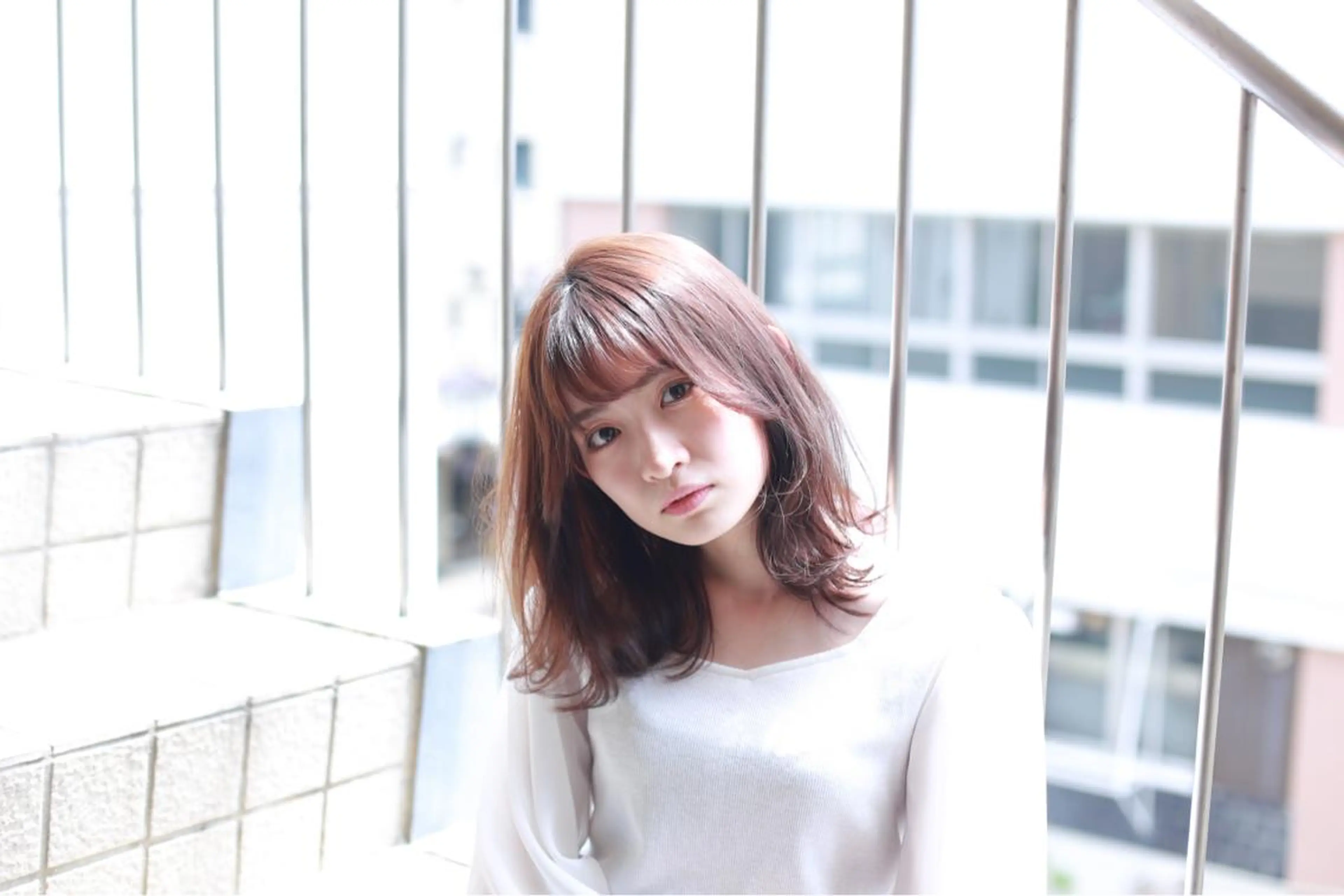 ミディアム 【ショート/ボブ 丸みショート】深萱のヘアスタイル