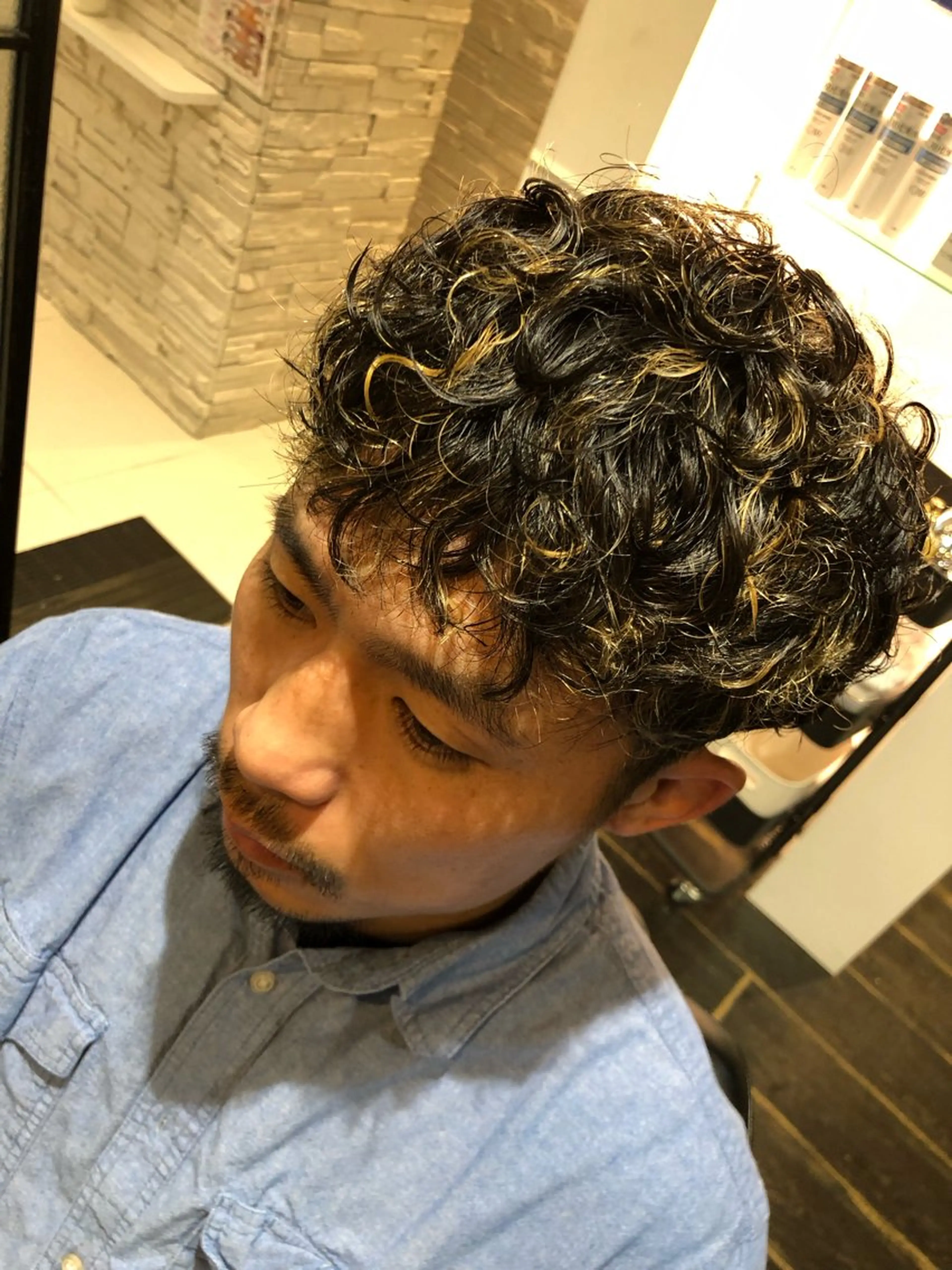 ショート カット パーマ 【大人髪】men's パーマ/潤艶髪のヘアスタイル