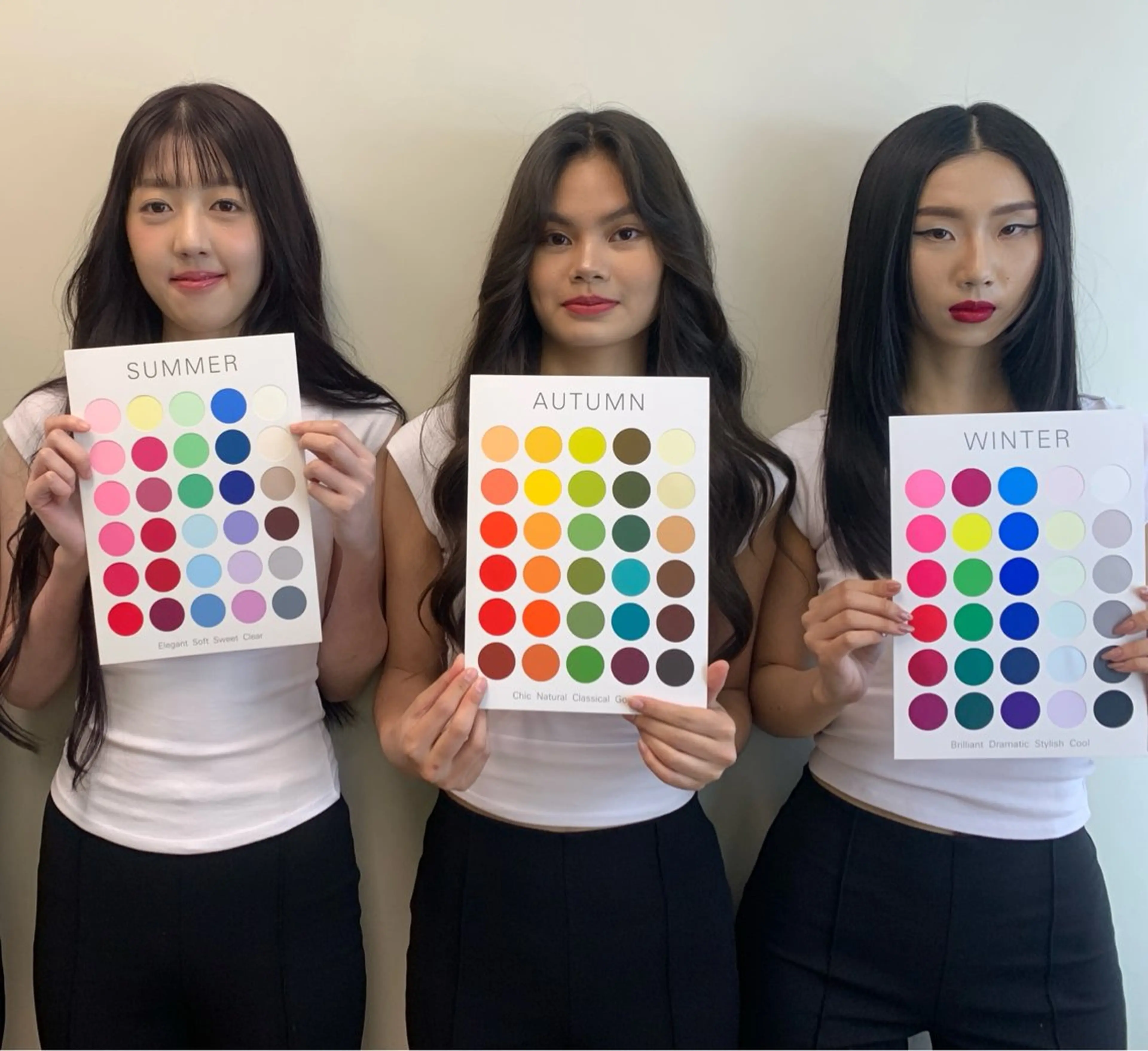 【3名様】4シーズンパーソナルカラー＋内面パーソナルカラーの写真