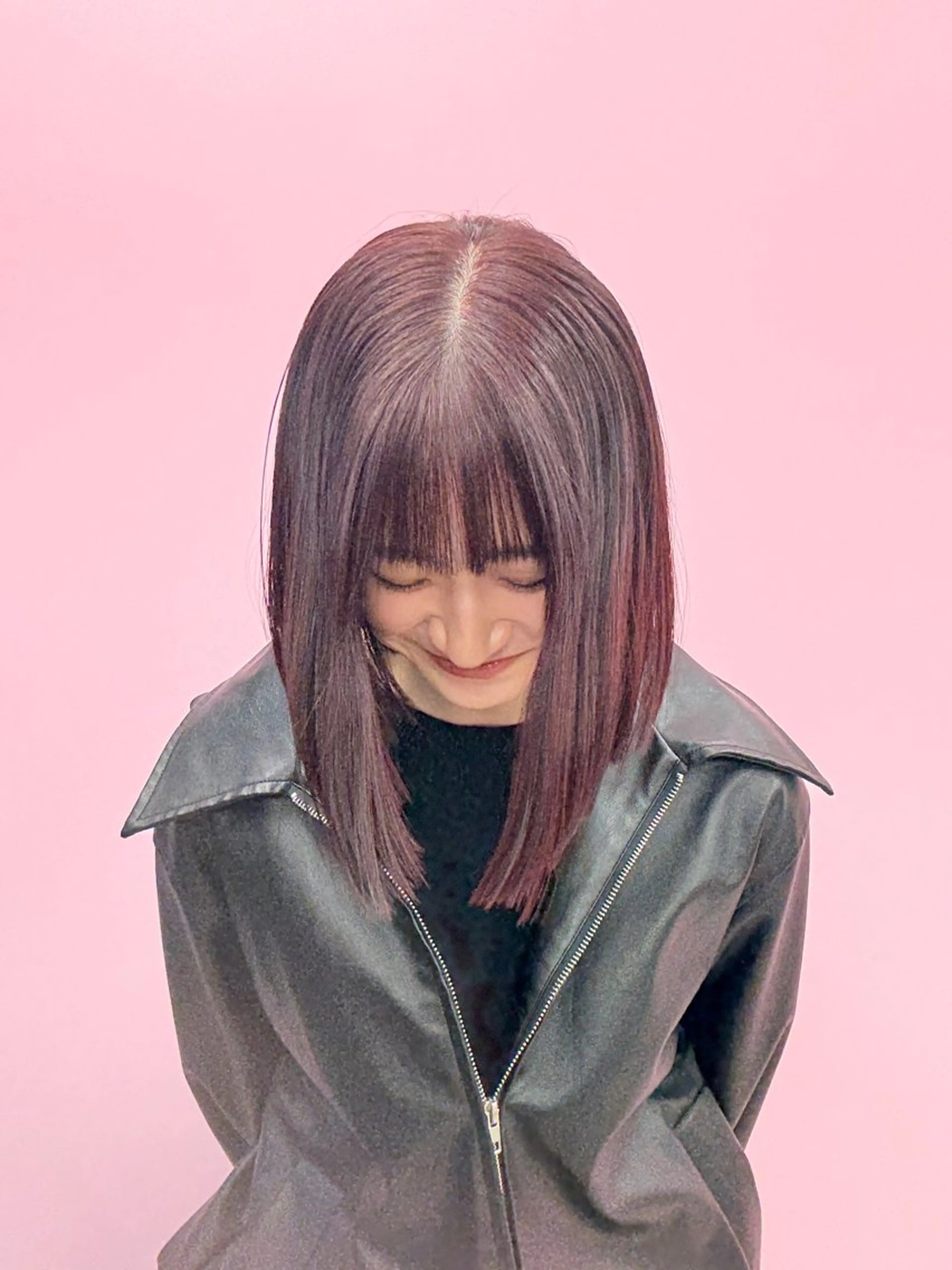 ミディアム カット ヘアカラー トリートメント 透明感 艶カラー/ Anna ʚ🎀ɞのヘアスタイル