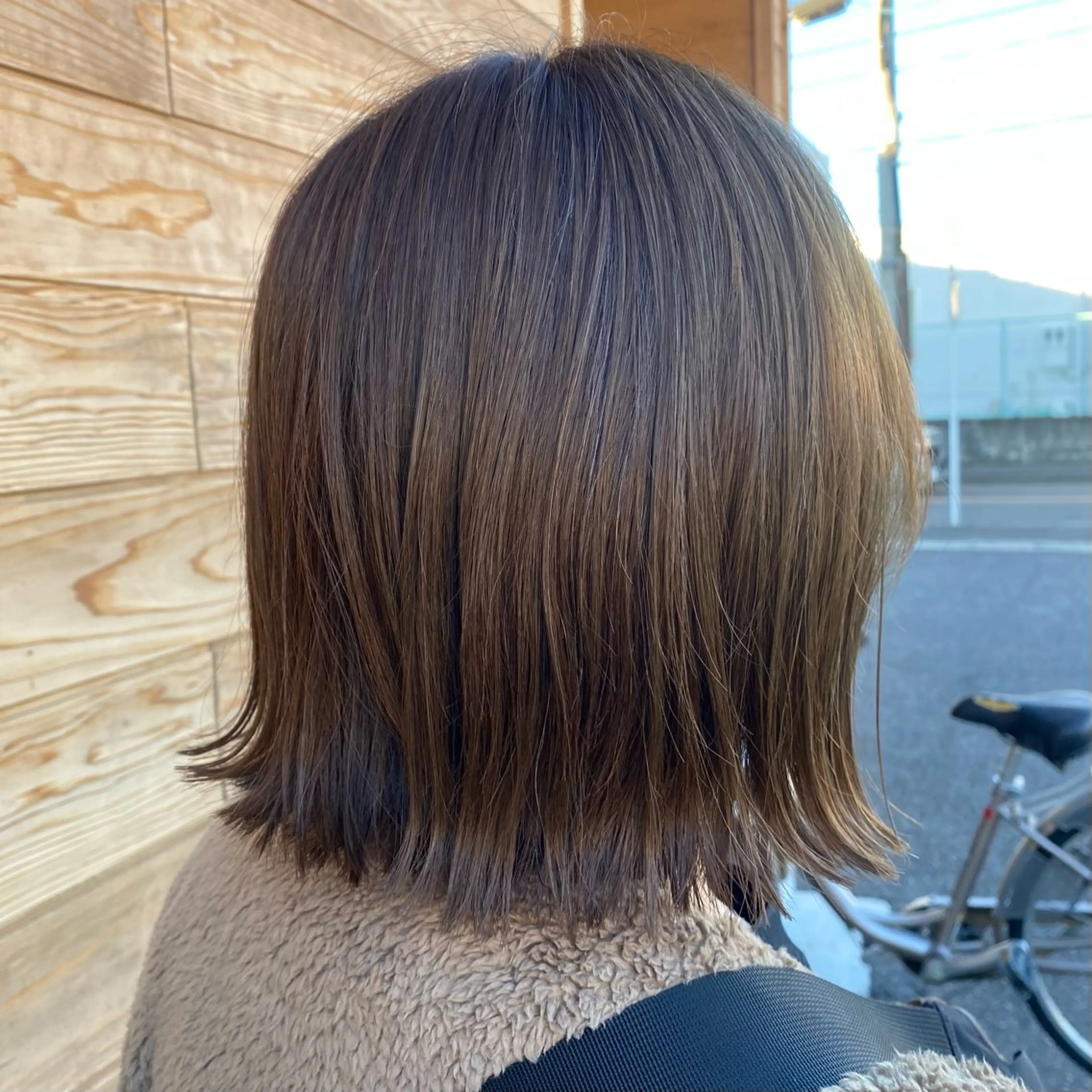 ミディアム カラー 縮毛矯正/ヘッドスパ 牧野のヘアスタイル