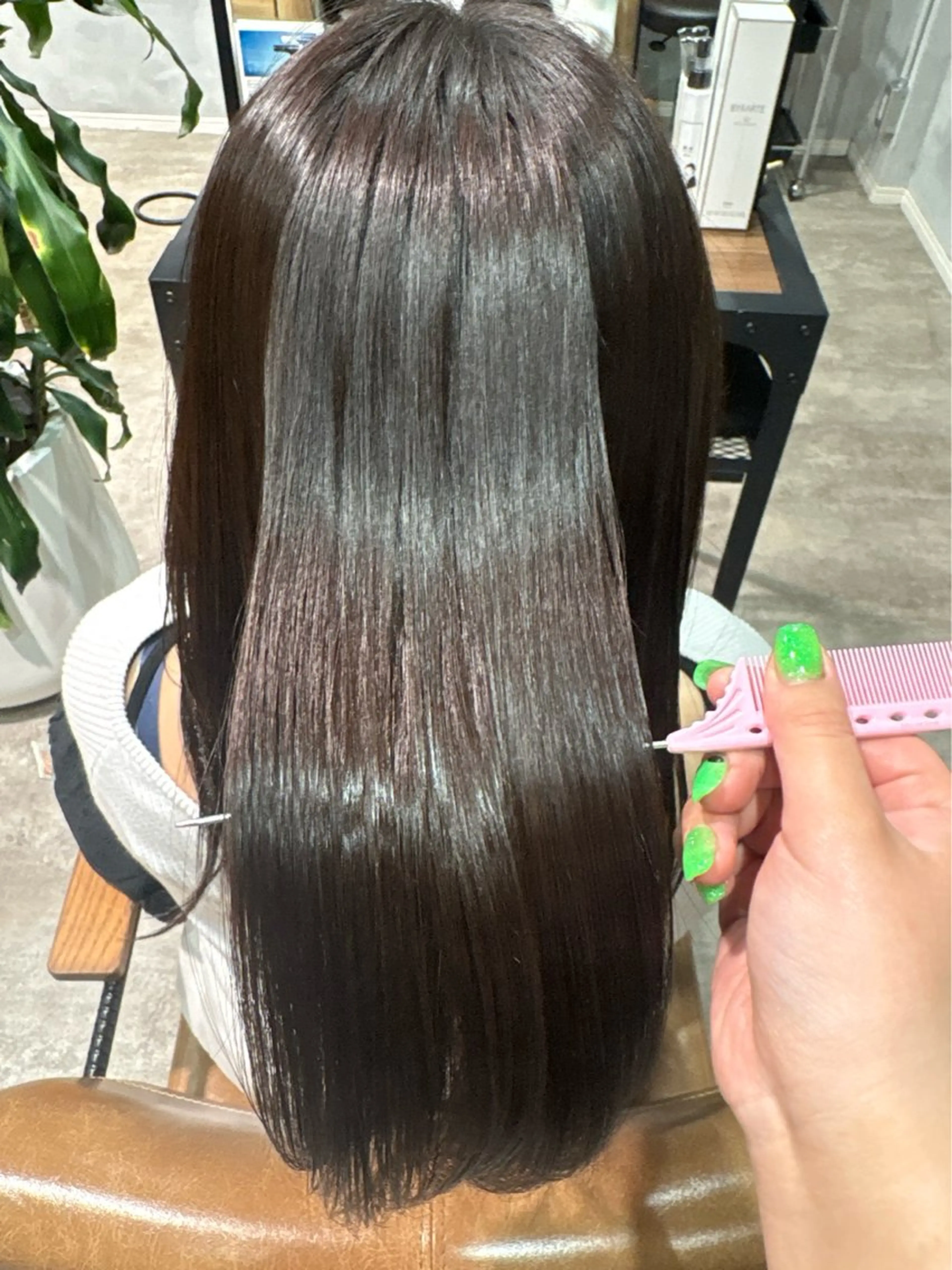ロング トリートメント 佐伯 美麗のヘアスタイル