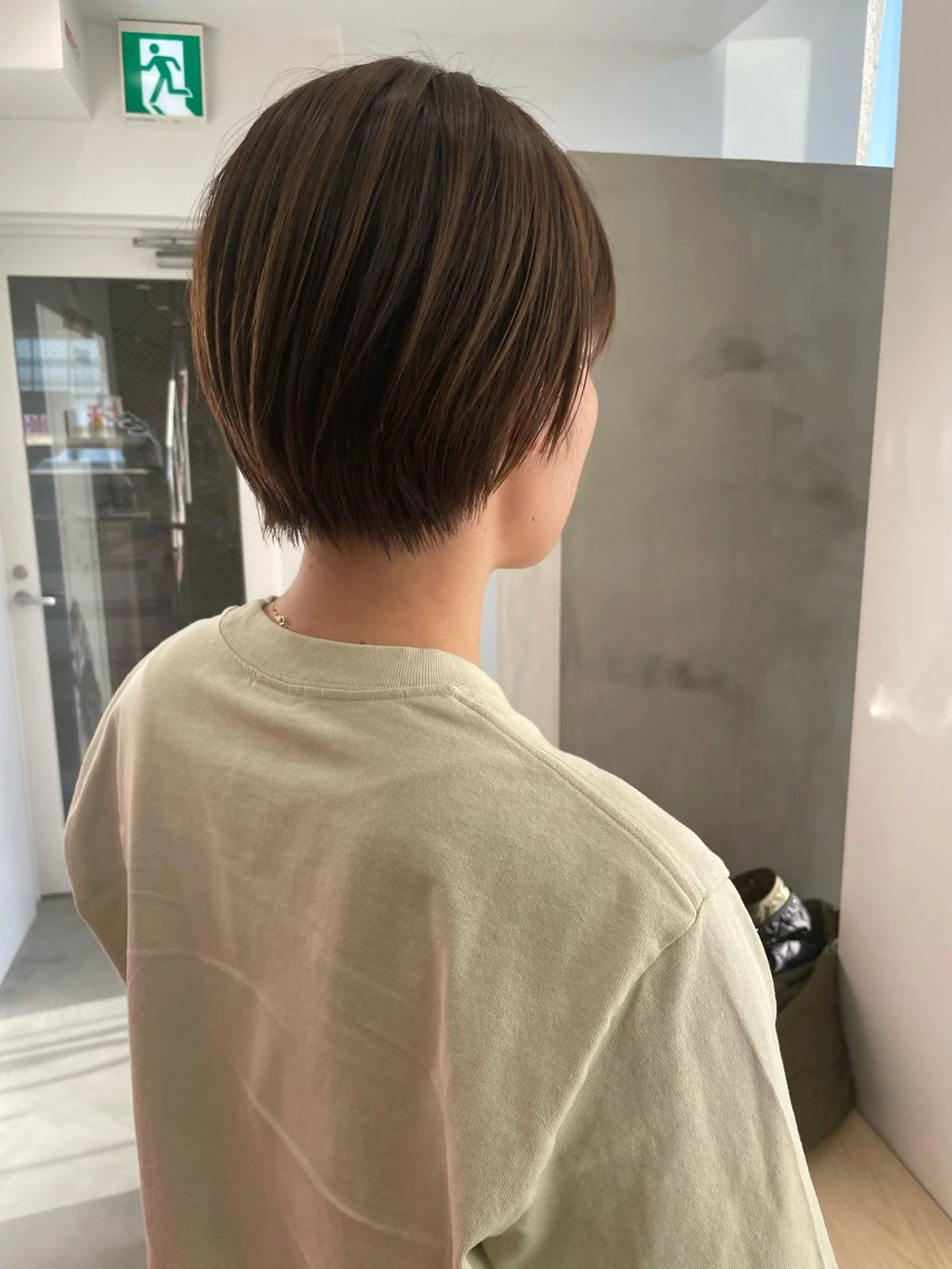 ショート カラー ブリーチ ダブルカラー ボブ 顔周りカット タンバルモリ DECORA SORAN【本川越】所属・韓国/顔周り/ボブ/ ショート/大川陽太のヘアスタイル