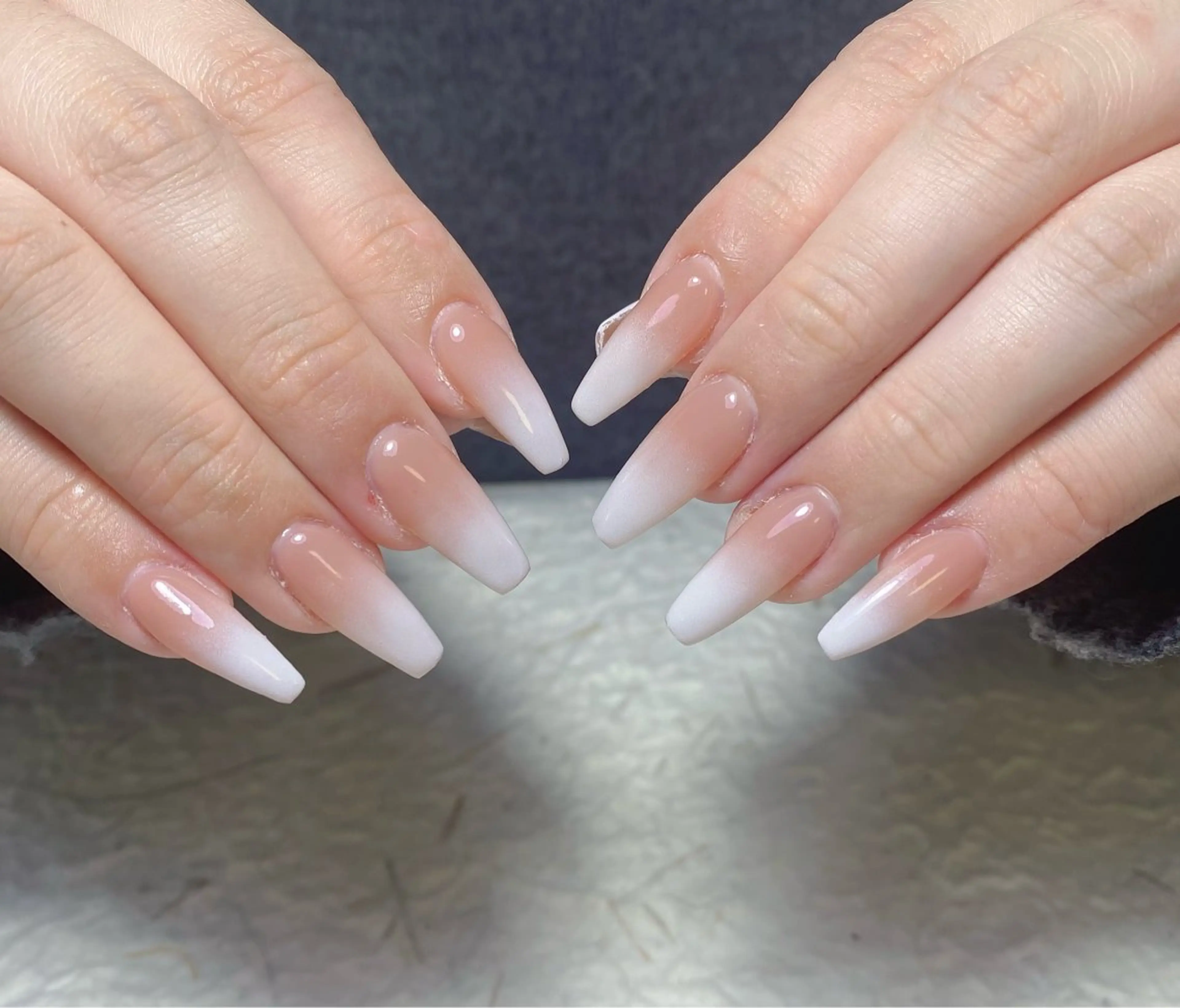 ネイル アートネイル フレンチネイル ジェルネイル グラデーション 韓国ネイル Nail Salon kihi大塚店のネイルデザイン