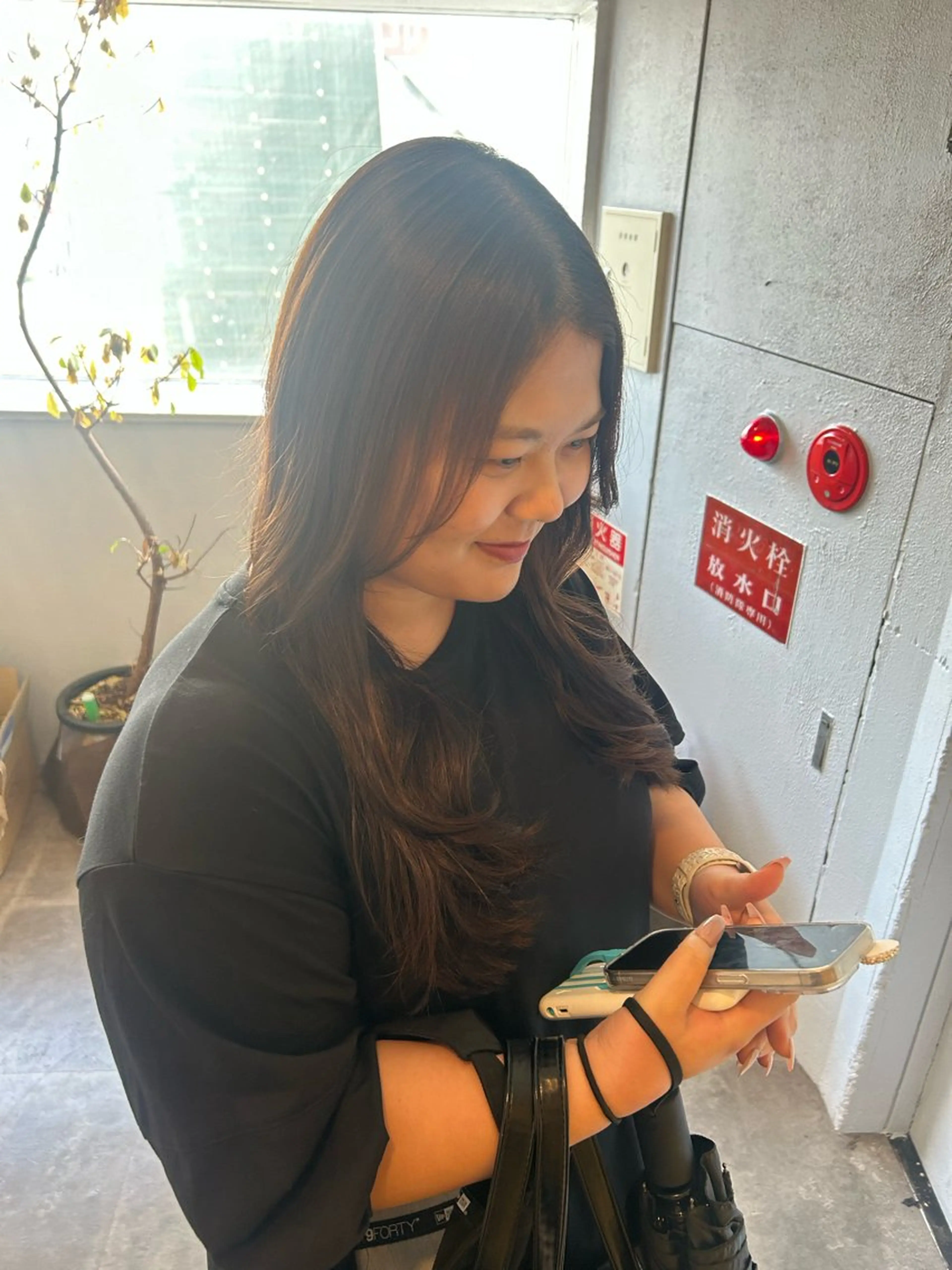 セミロング カラー ヘアアレンジ レイヤーカット カット ボブ /ニュアンス/ satomi🧸💖のヘアスタイル