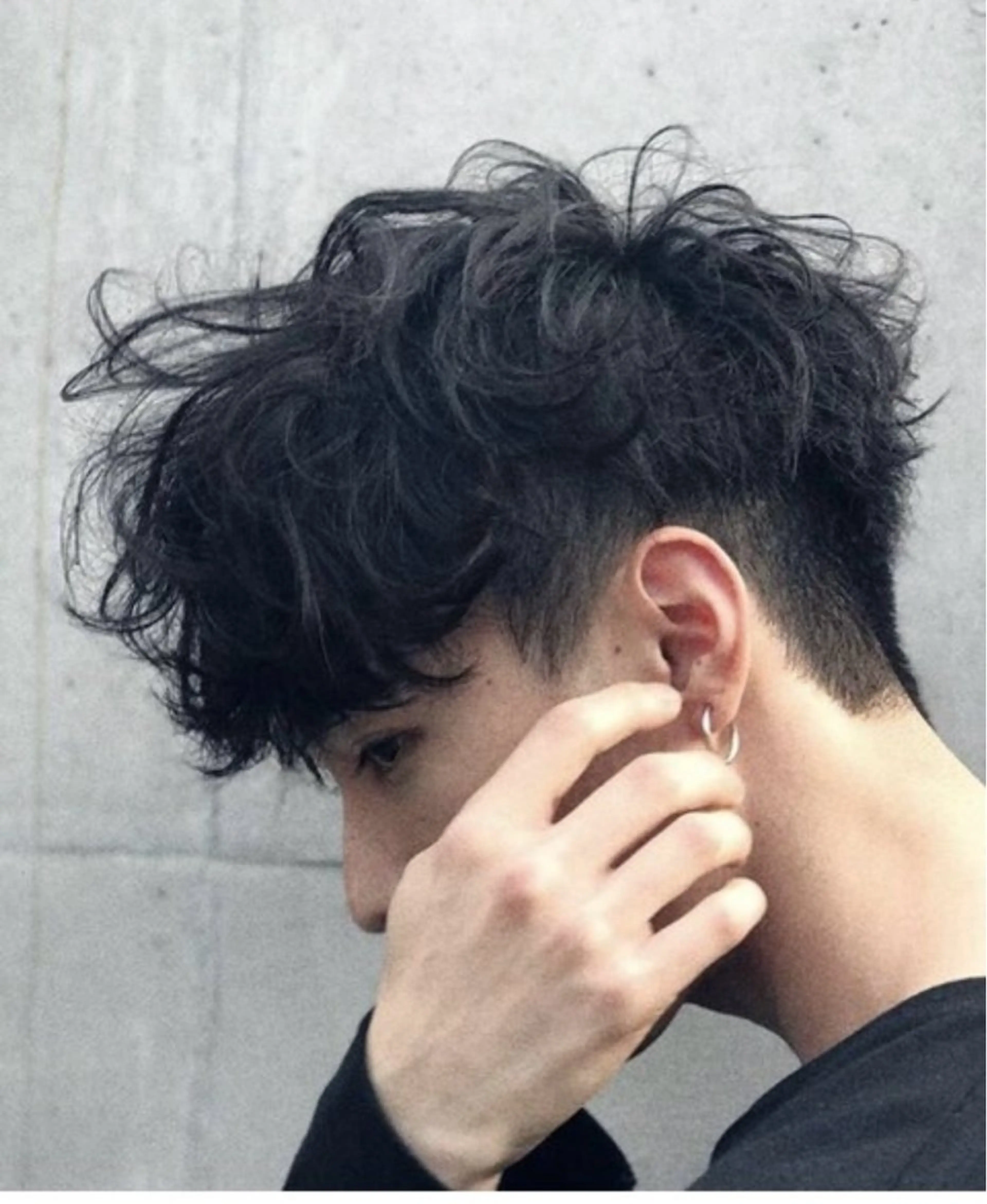 パーマ メンズ Belle五丁目店所属・艶カラー 宗像 快歩のヘアスタイル