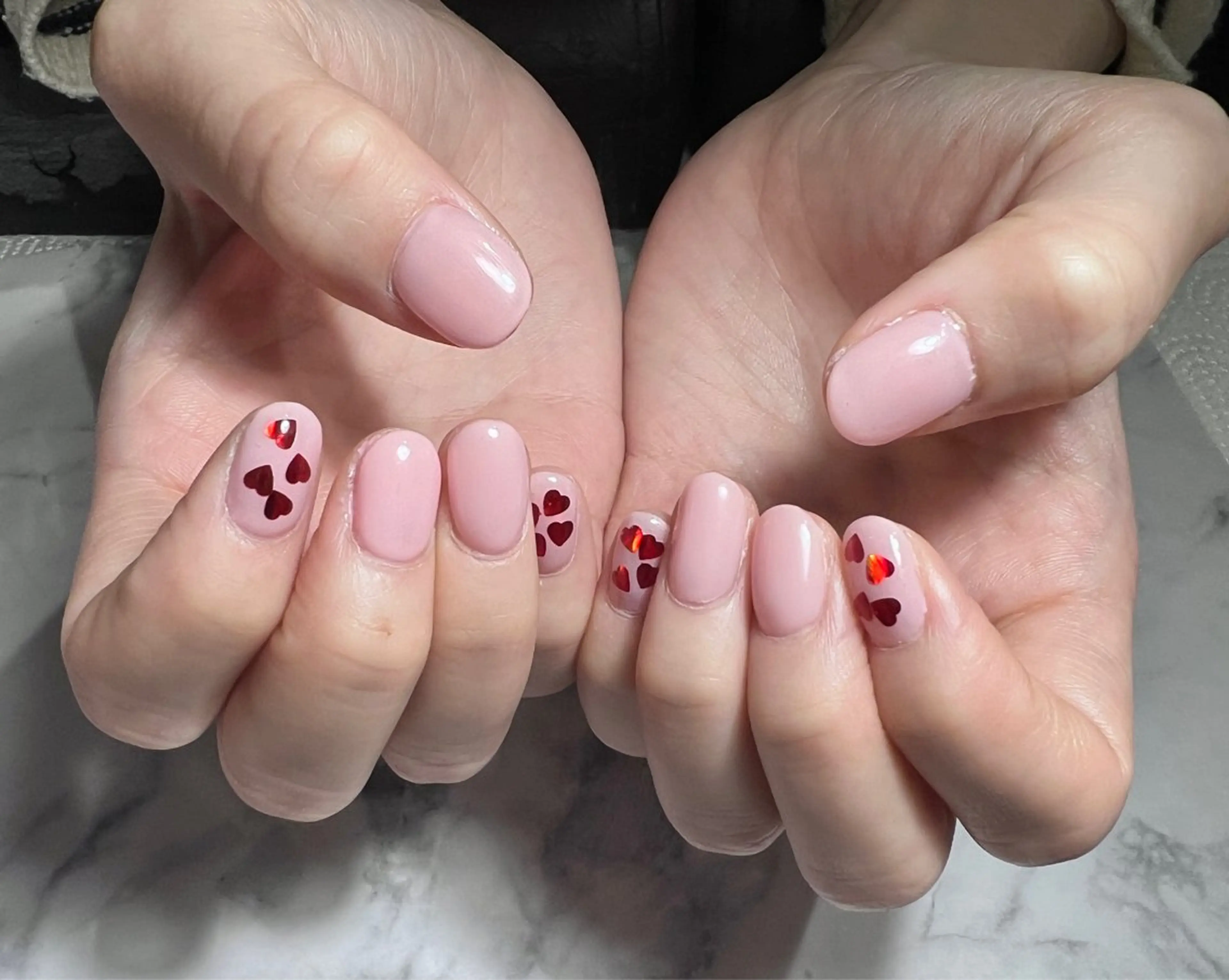 ネイル Miimo💅🏻 ほのか‪ ·͜·♡‬のネイルデザイン