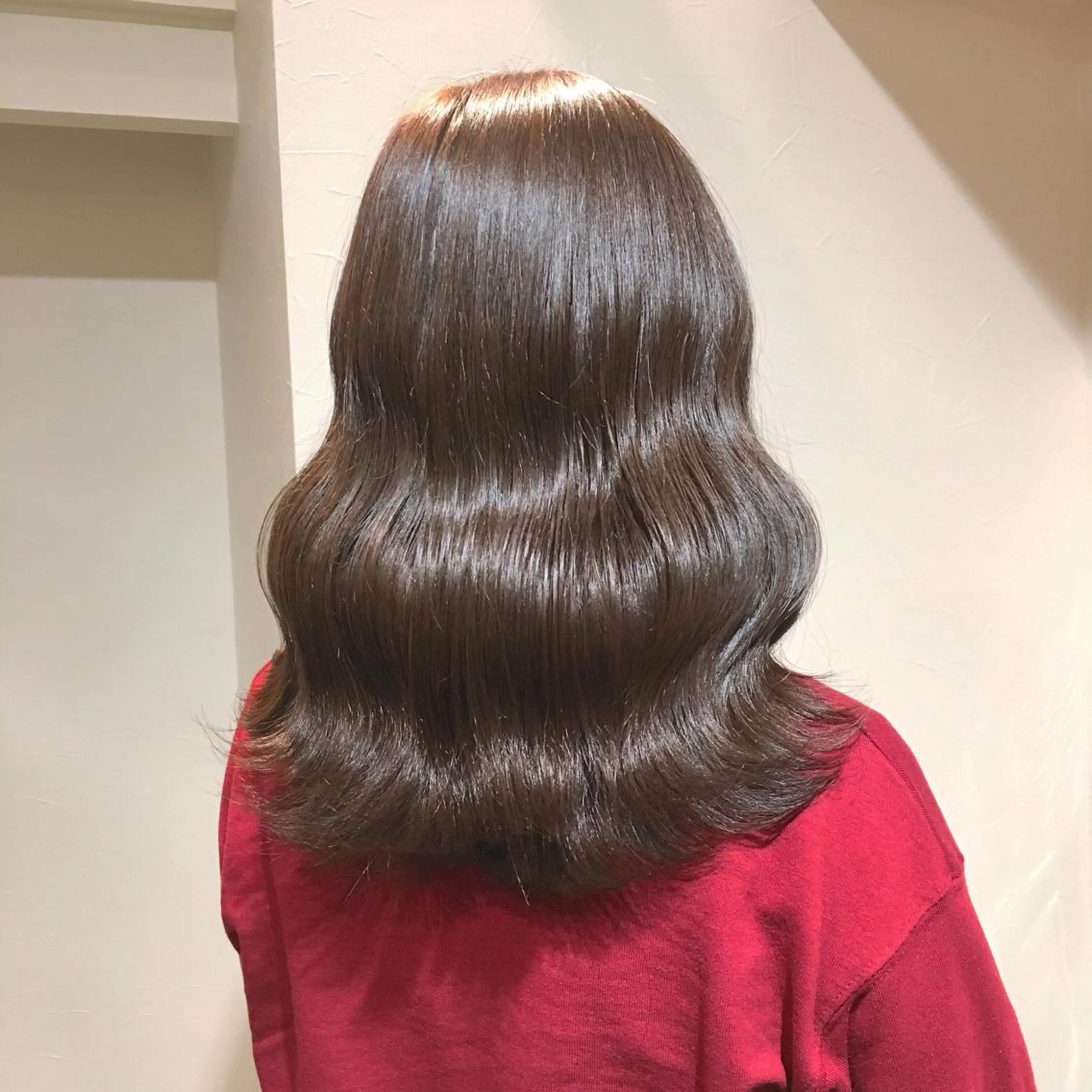 ミディアム カラー ヘアアレンジ 柔らか垢抜けｶﾗｰと ｶｯﾄ🫧ASUKAのヘアスタイル