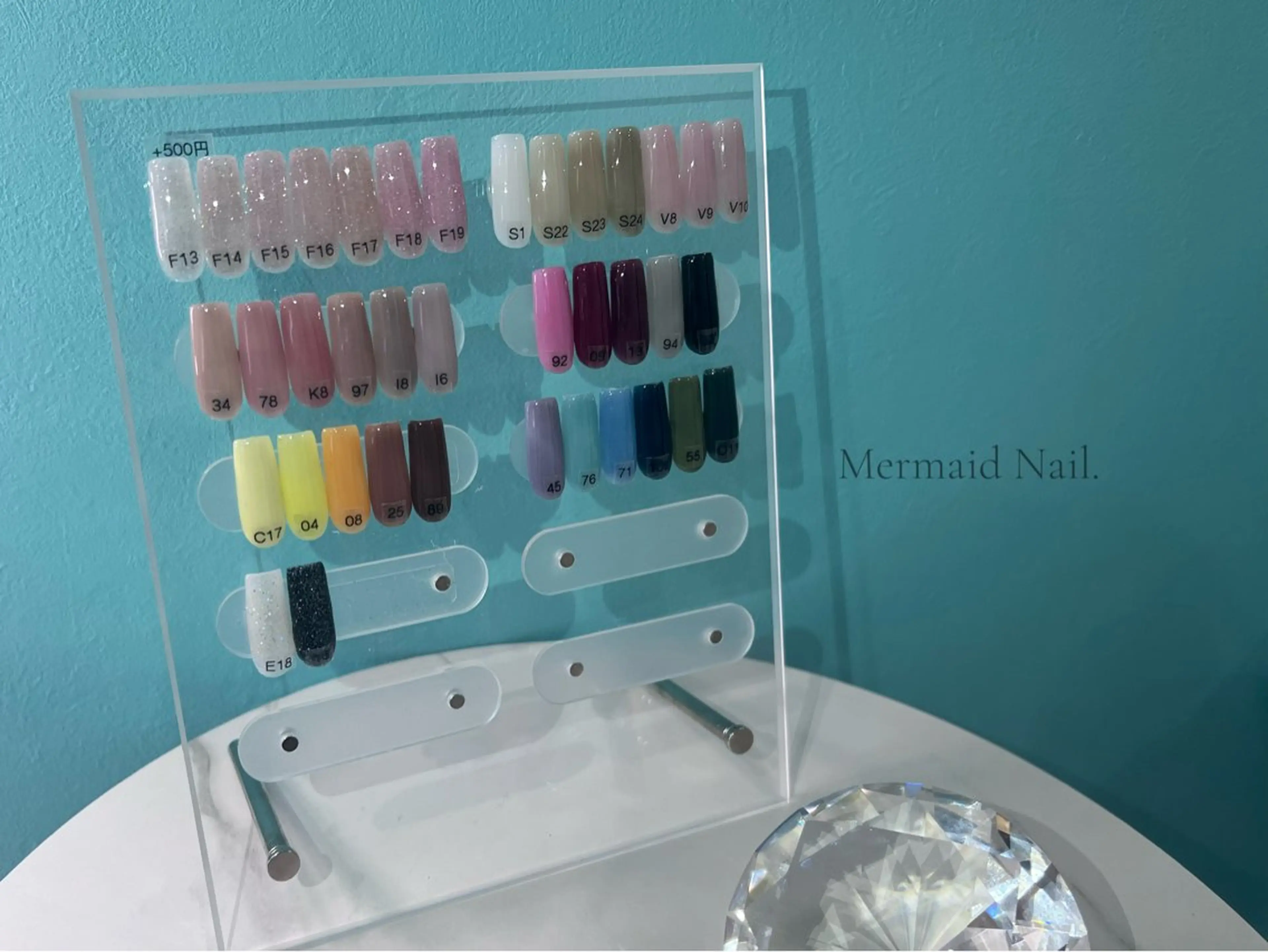 ネイル ジェルネイル ラメ(グリッター) スカルプネイル ハンドネイル Mermaid Nailのネイルデザイン