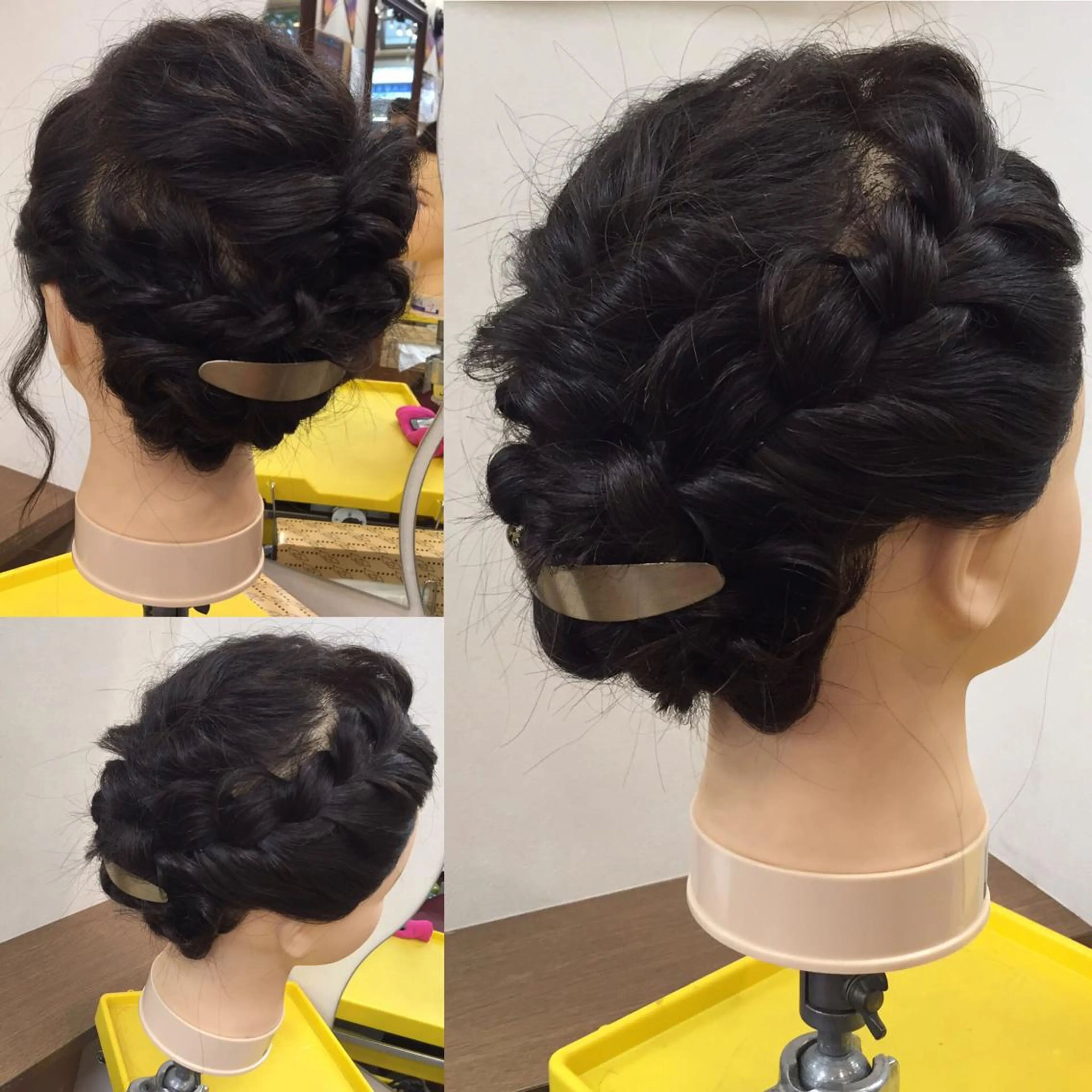 ミディアム ヘアアレンジ 結婚式・ブライダル 🍋LaLa zipangu🍋のヘアスタイル