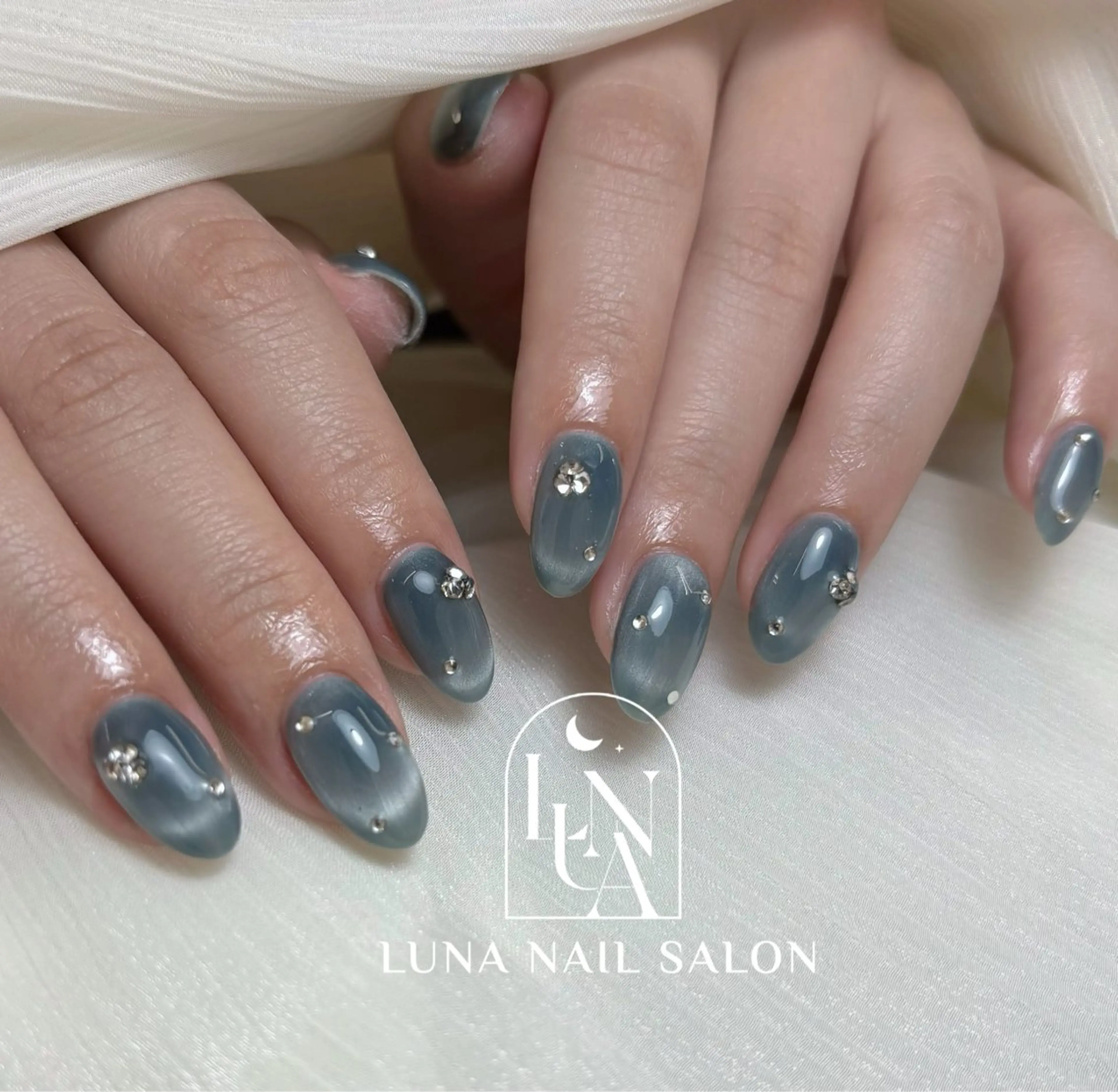 ネイル アートネイル フレンチネイル ジェルネイル ガラスフレンチ 韓国ネイル ハンドネイル Kozeni NAIL SALONのネイルデザイン