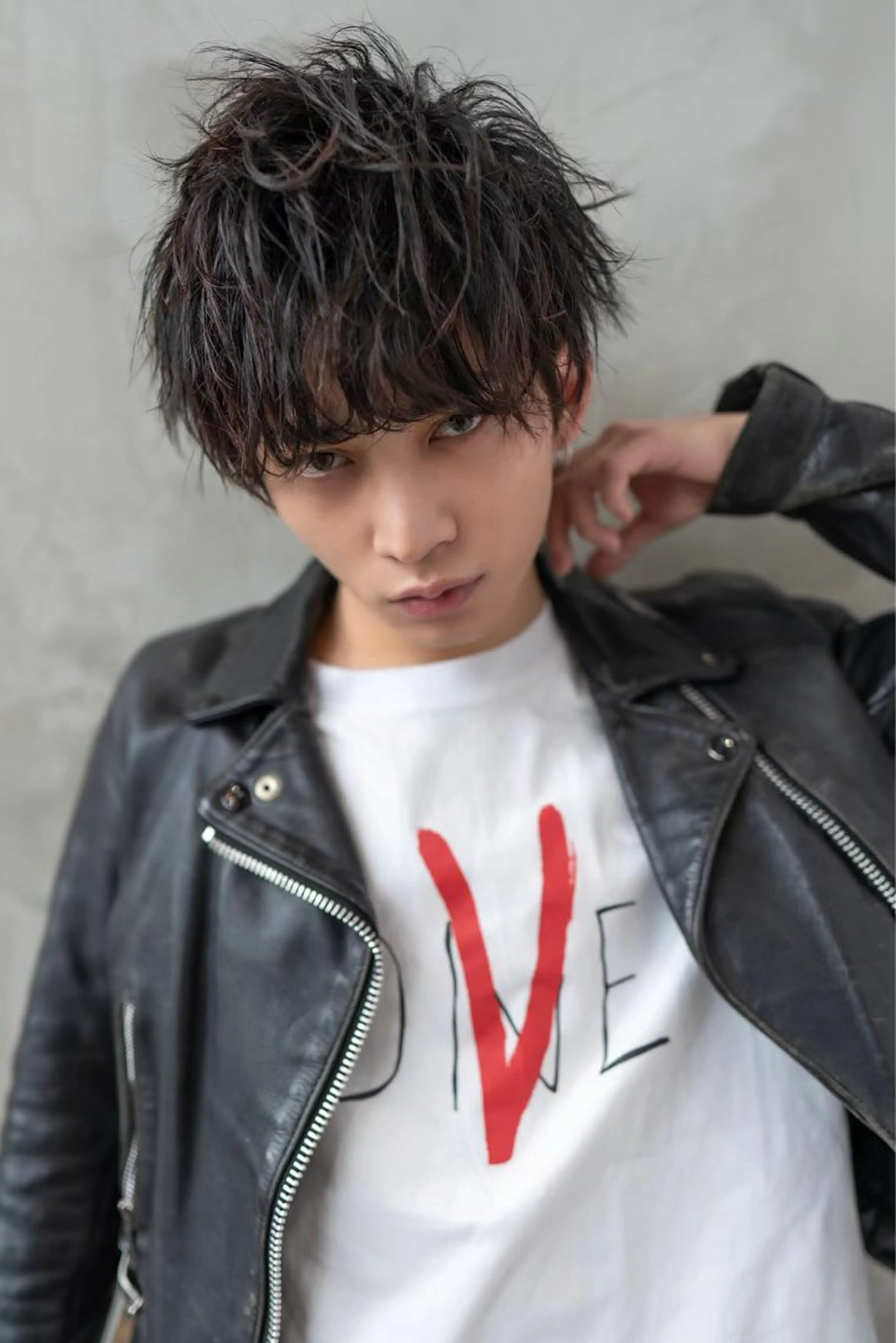 ショート パーマ メンズ ⚡メンズパーマフ ェードカットTomyのヘアスタイル