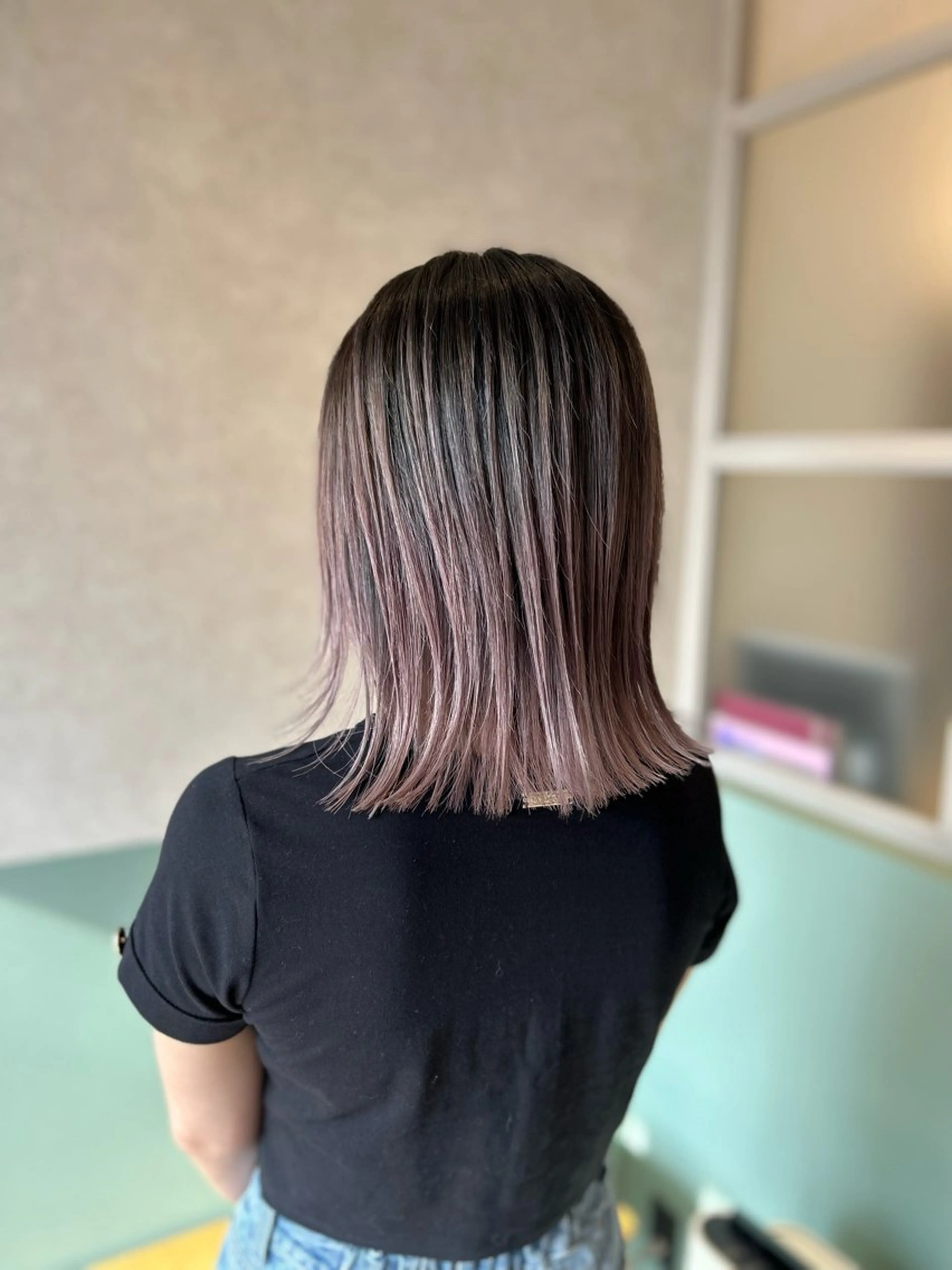 セミロング カラー 🫧MANA レイヤーカット🌙のヘアスタイル