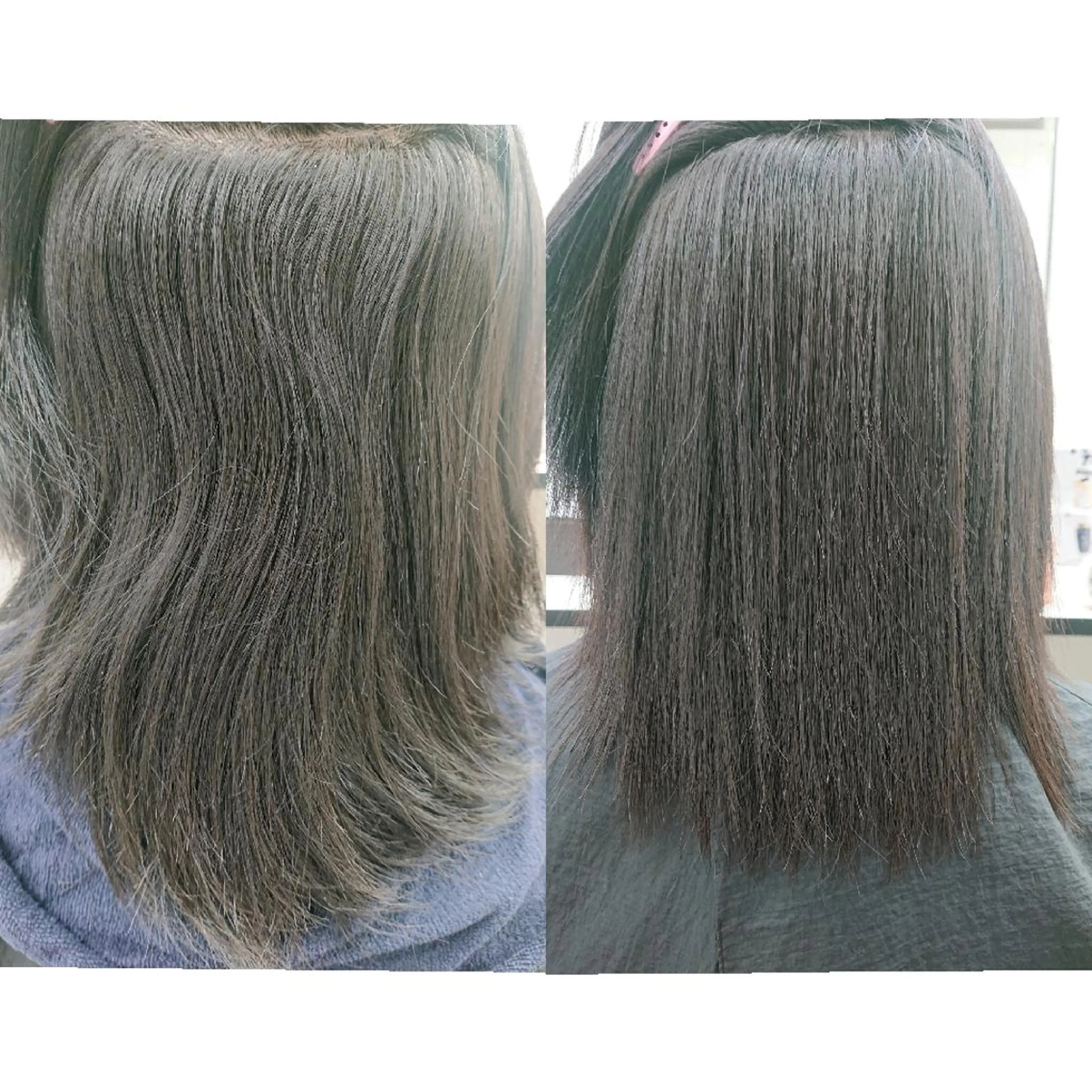 セミロング 縮毛矯正 😺Takako😺 髪質改善&縮毛矯正のヘアスタイル