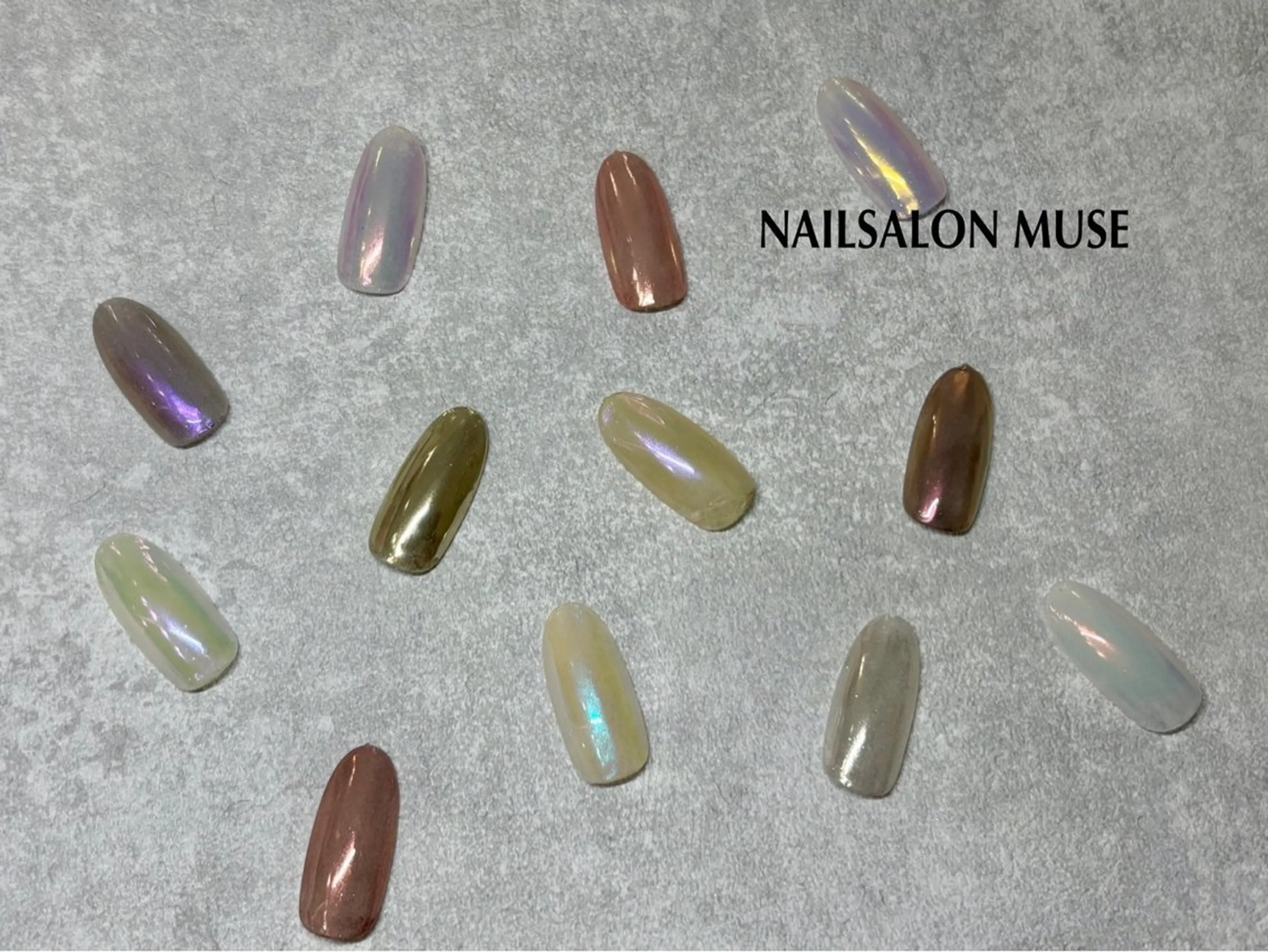 ネイル ミラーネイル Nail Salon MUSEのネイルデザイン