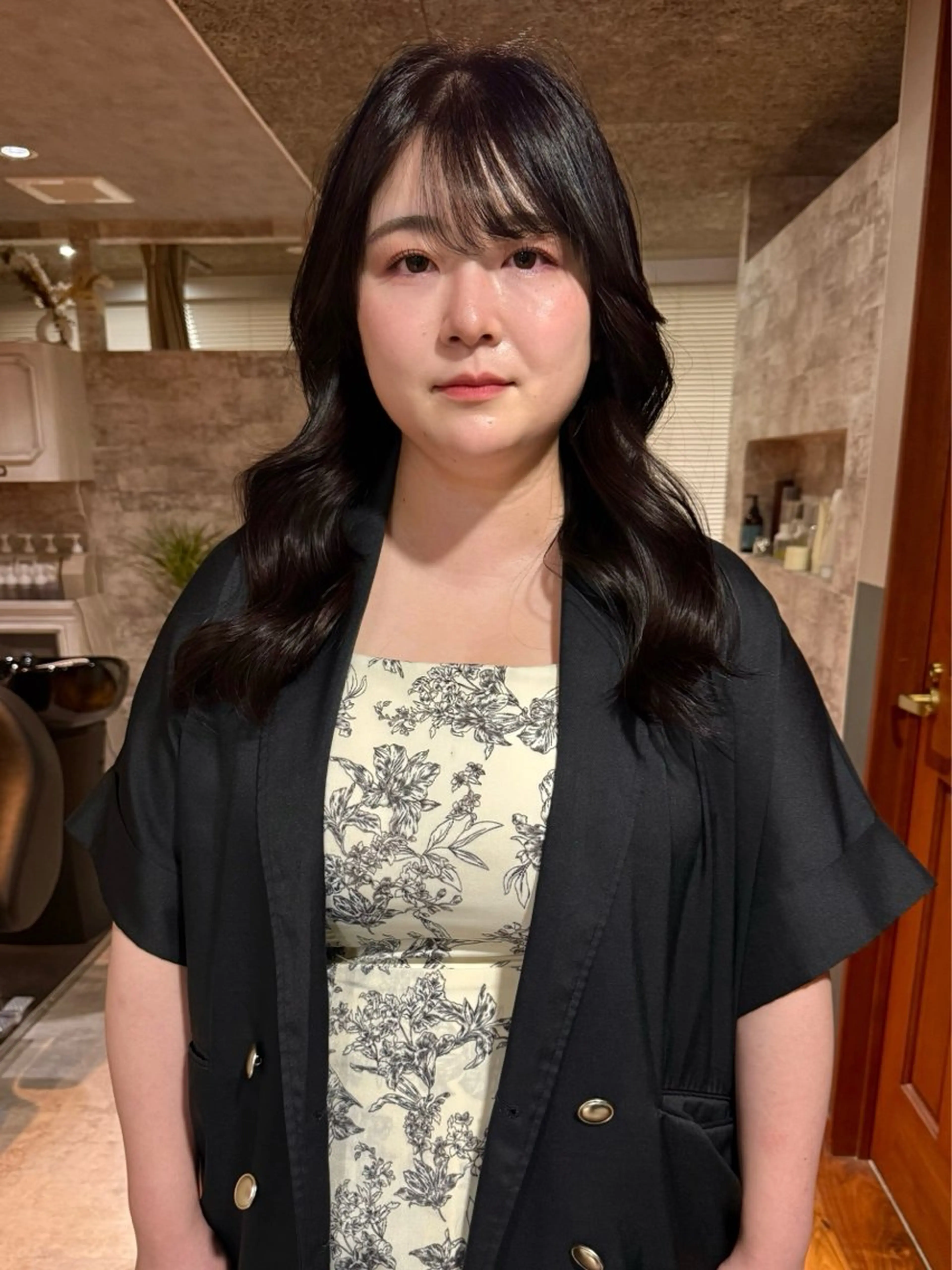 セミロング カラー カット ヘアカラー トリートメント mai / linoah˚✧のヘアスタイル