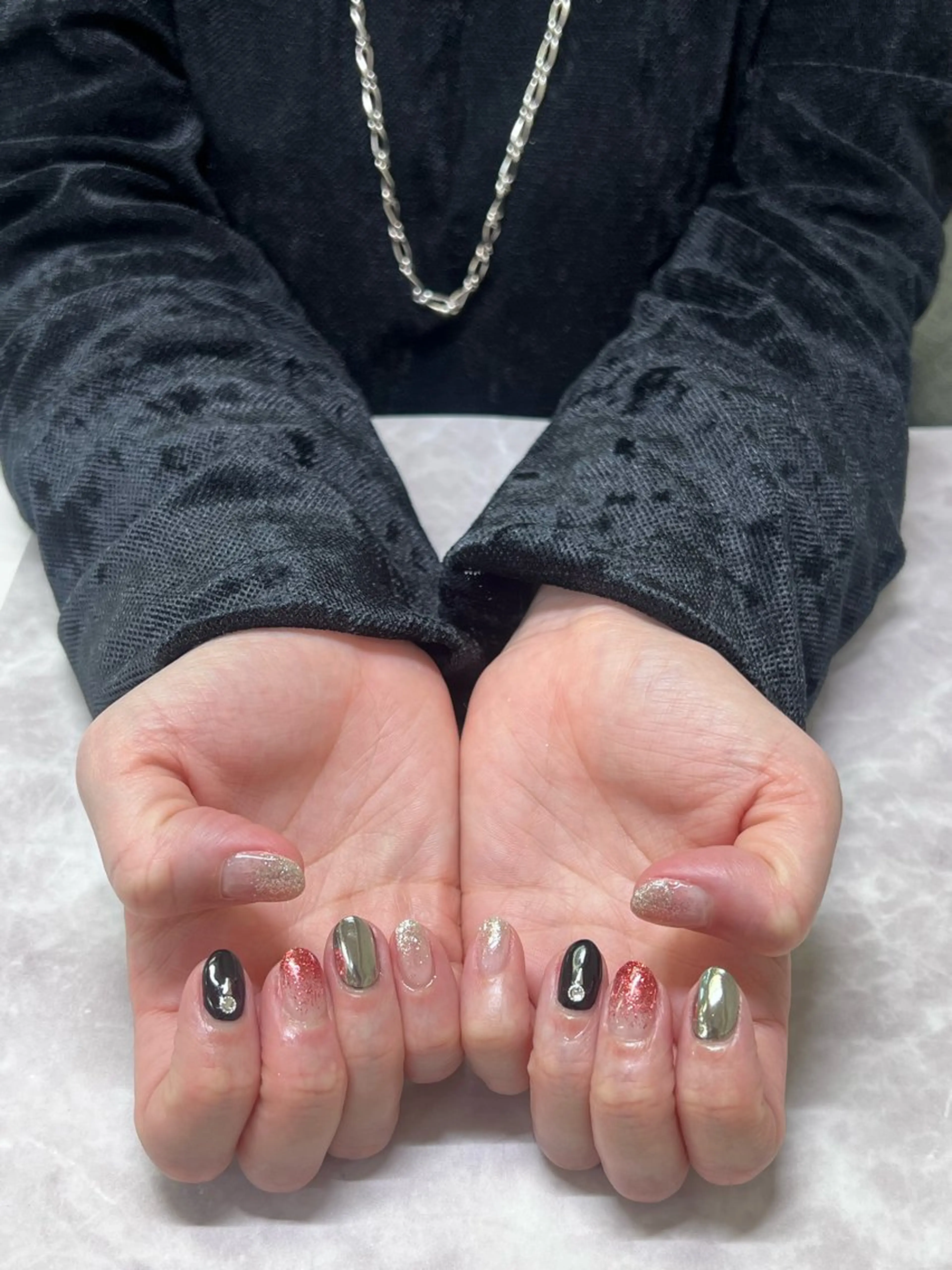 ネイル 自由が丘サロン あやめ💅のネイルデザイン