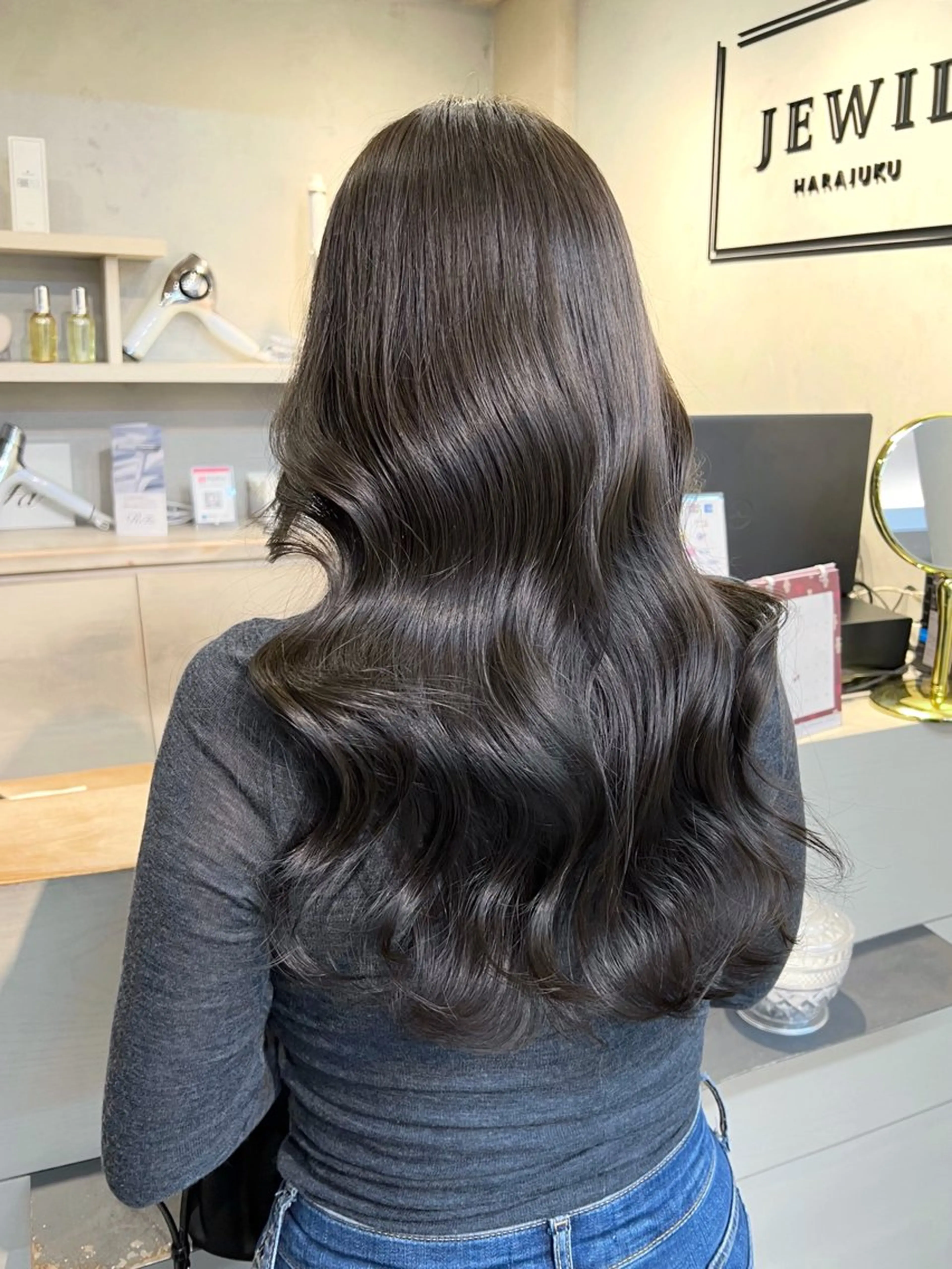 カラー 透明感カラー グレージュ カット ヘアカラー トリートメント 韓国ヘア/レイヤー カット SAKURAのヘアスタイル