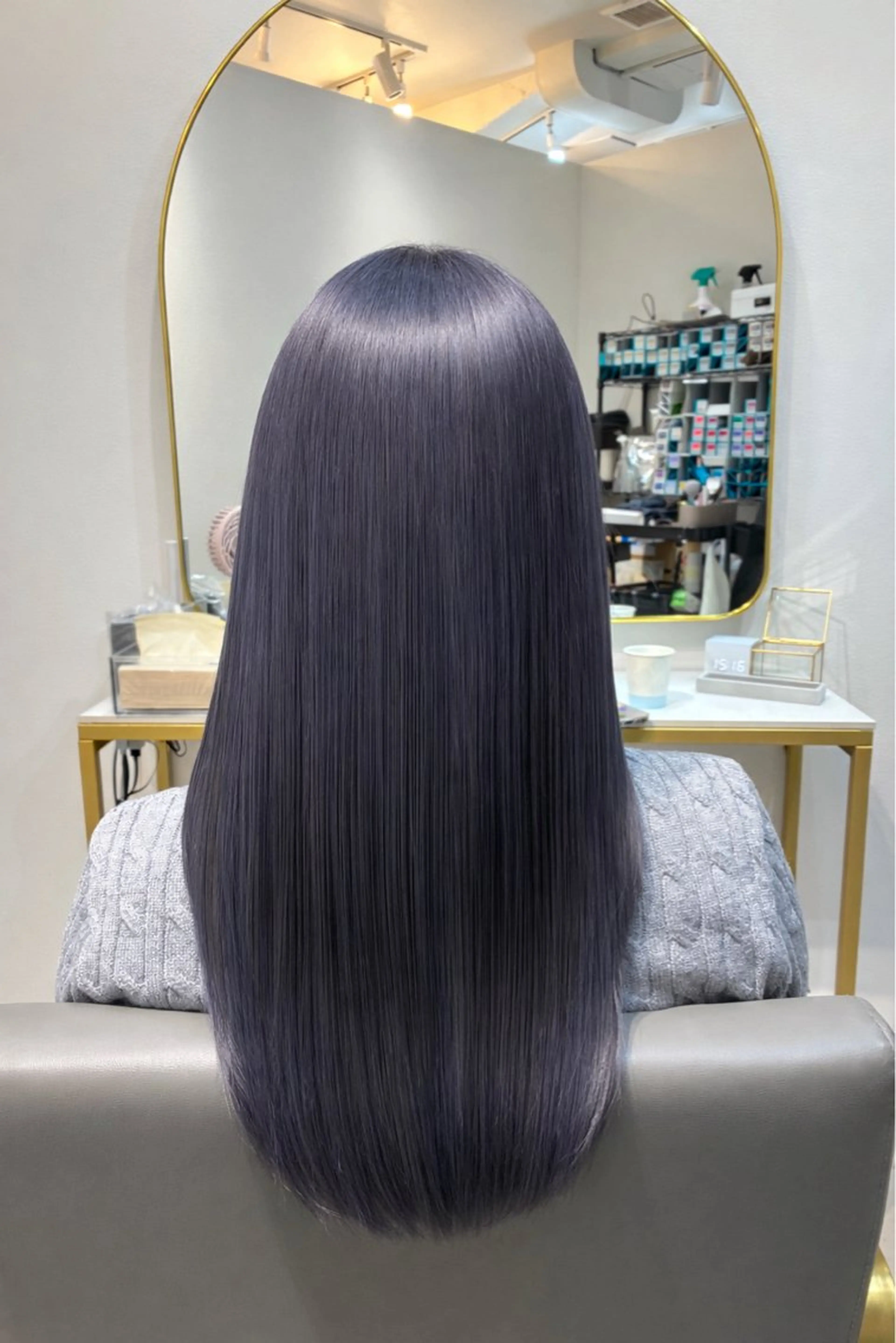 セミロング セミロングパーマ ボブ ハイライト 髪質改善 韓国風ヘア カット ヘアカラー トリートメント 髪質改善/縮毛矯正/ 美髪/個室/ハラのヘアスタイル