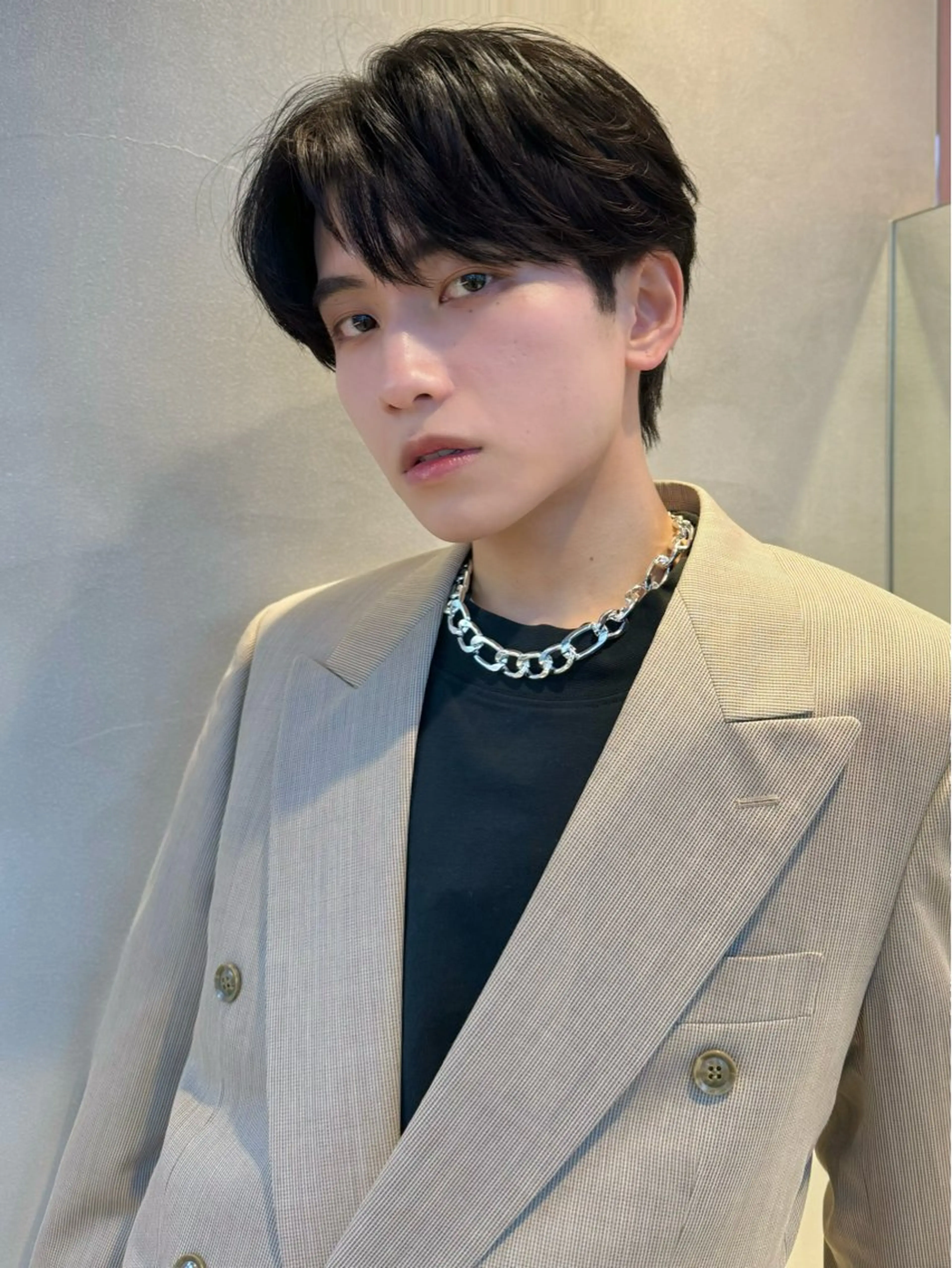 カラー ヘアアレンジ メンズ カット ヘアカラー 🔶似合わせセンター パート/ヤス🔶のヘアスタイル