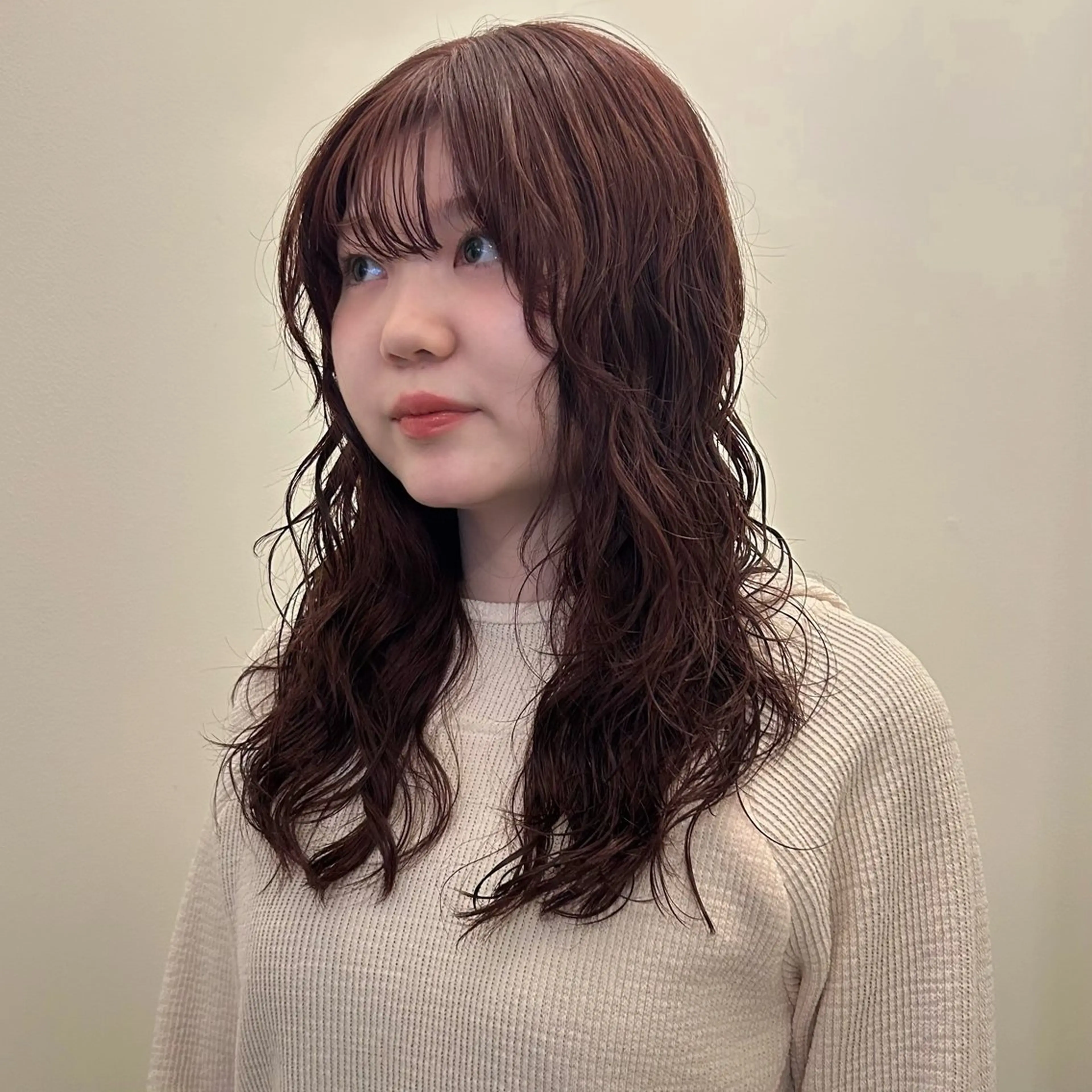 ロング カラー ブリーチ ダブルカラー ブリーチなしカラー ヘアカラー MUKU リカのヘアスタイル