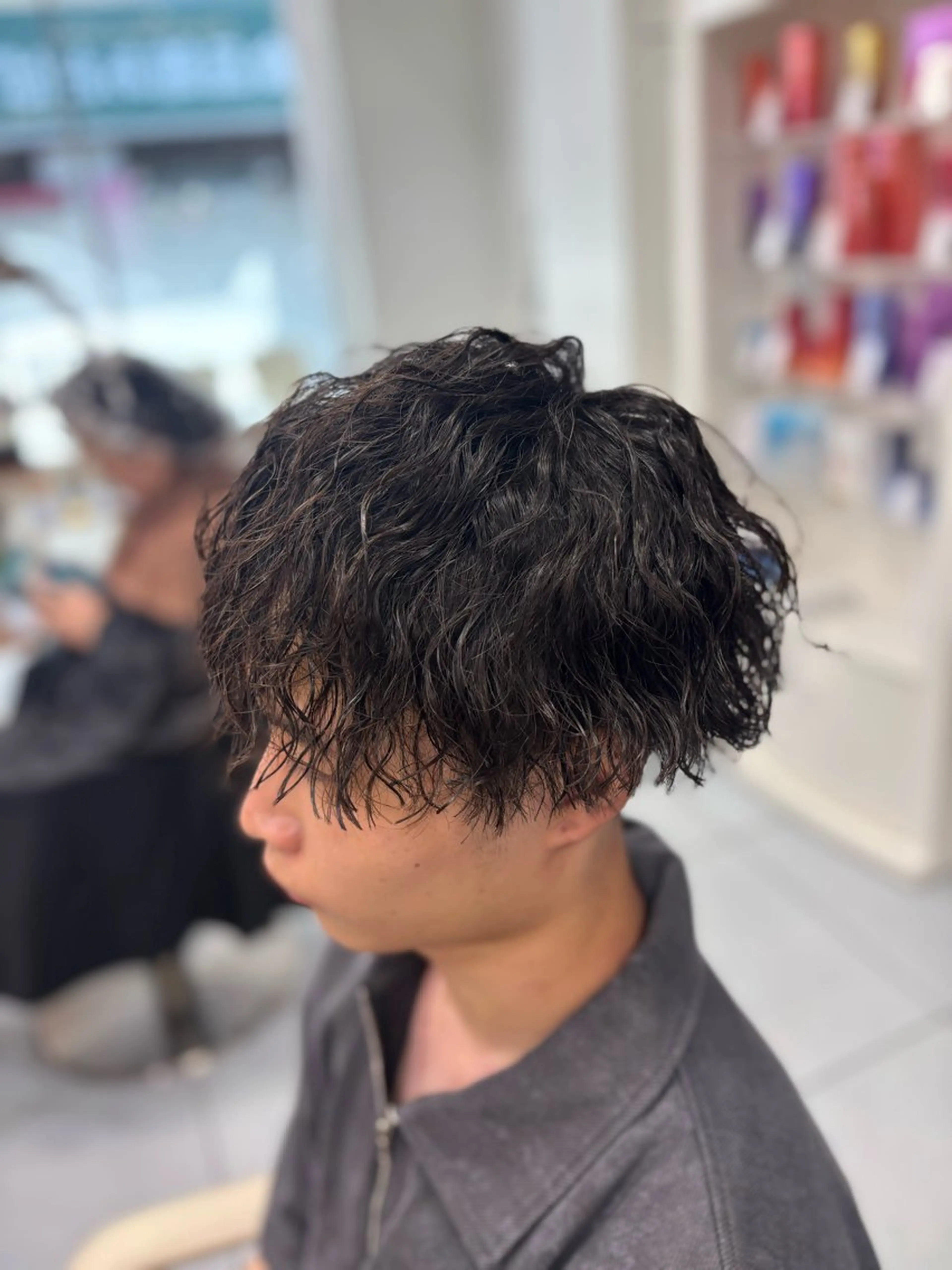 【人気Ｎｏ．1️⃣】【メンズ限定】🦋🌧ツイストスパイラルパーマ➕カット✂️（動き・立体感UP）️☃️❄️の写真