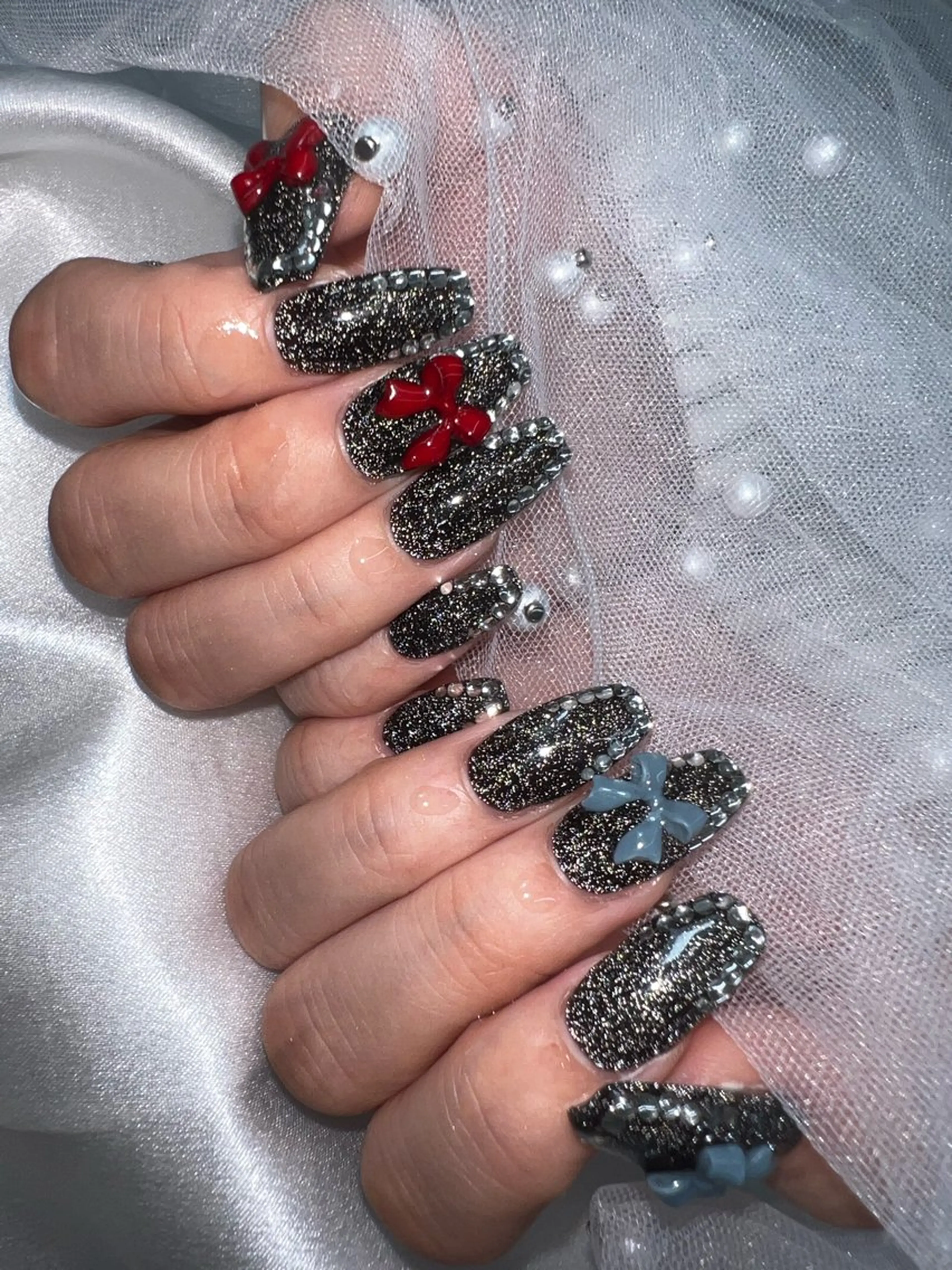 ネイル フラッシュネイル ハンドネイル bijou nails 蓮のネイルデザイン
