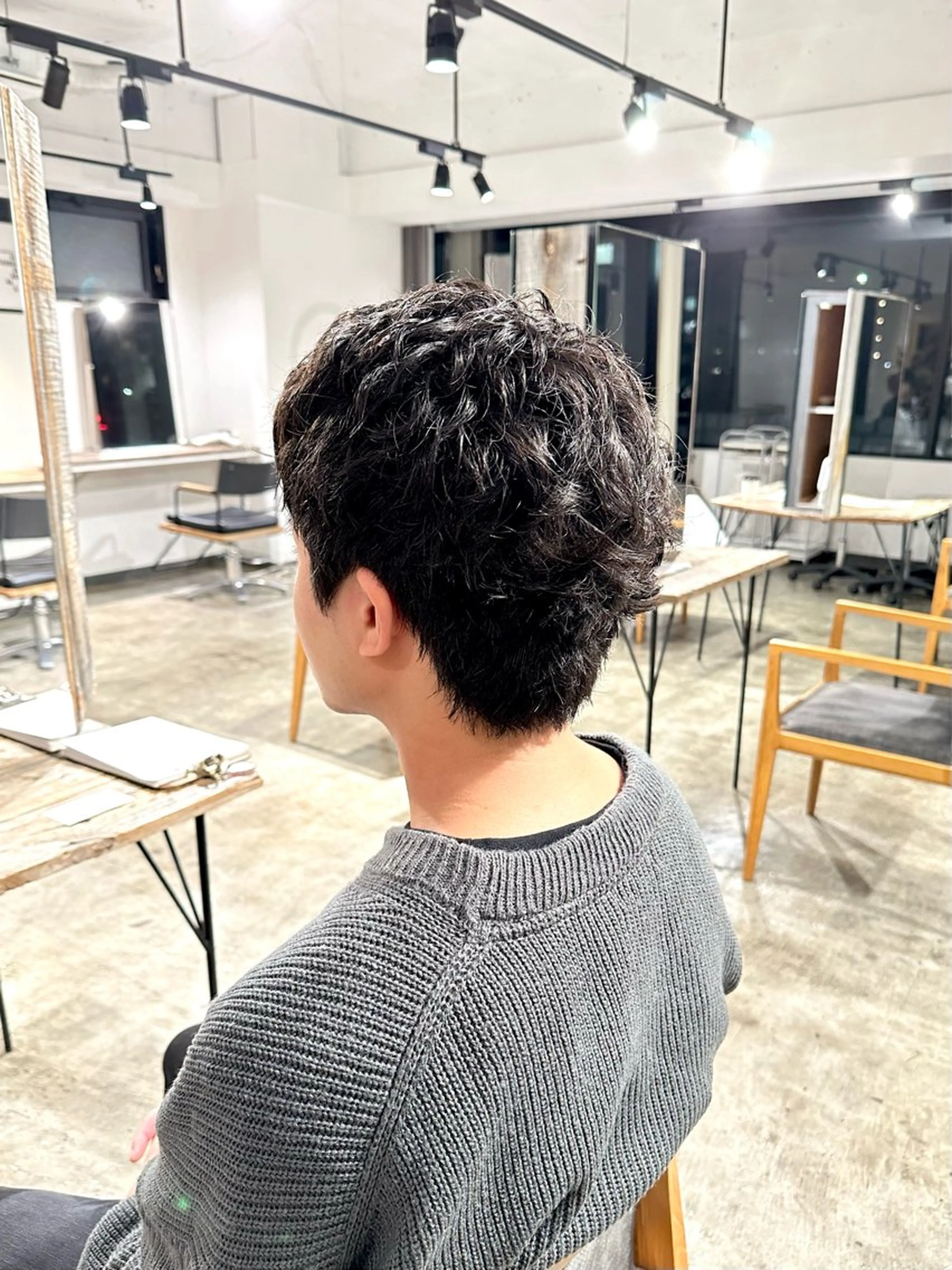 メンズ メンズパーマ スパイキーショート カット 骨格補正施術/メンズ 専門美容師/YUYAのヘアスタイル