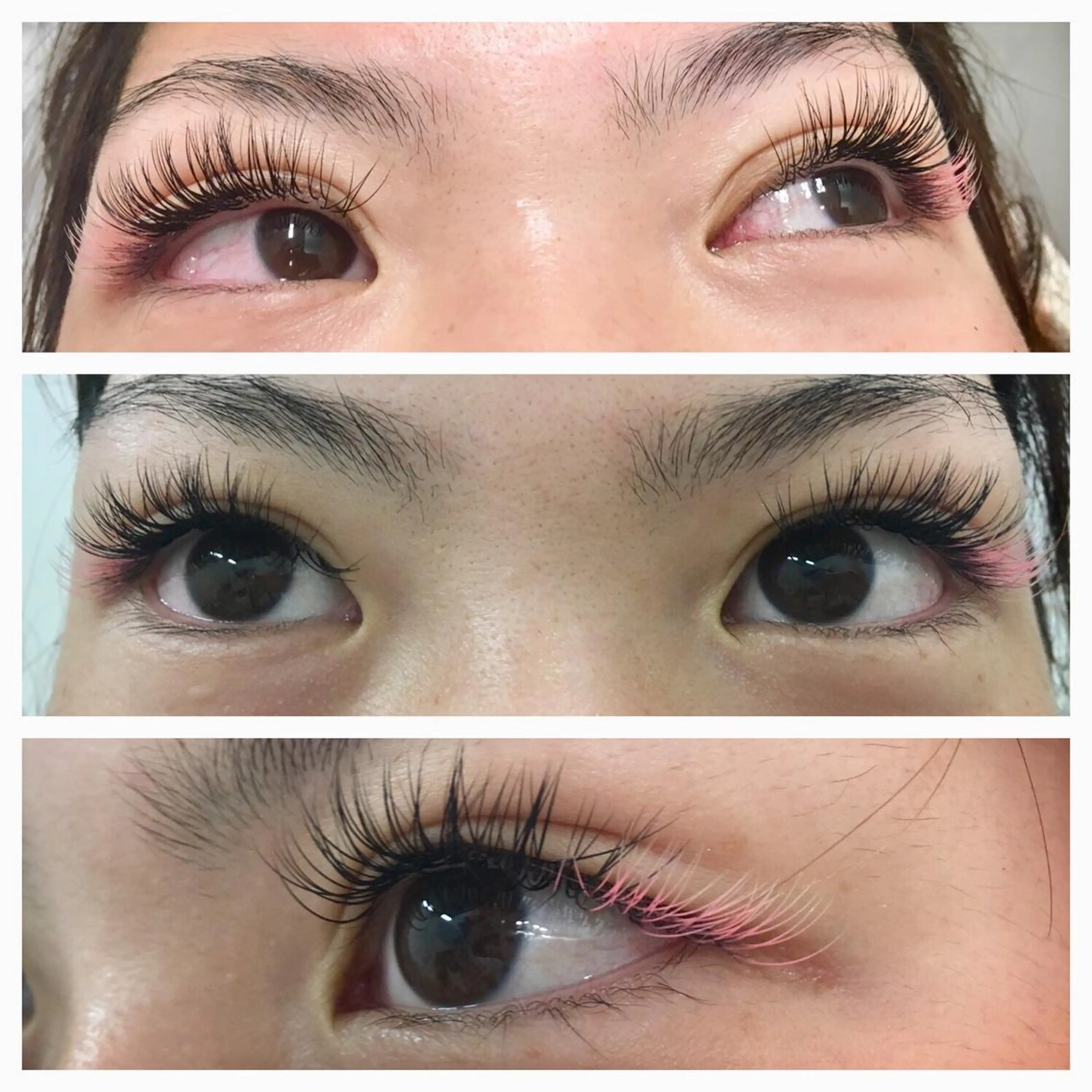 マツエク・マツパ カラーマツエク キュート ナチュラル hairs醍醐本店 akidukiのマツエク・マツパデザイン