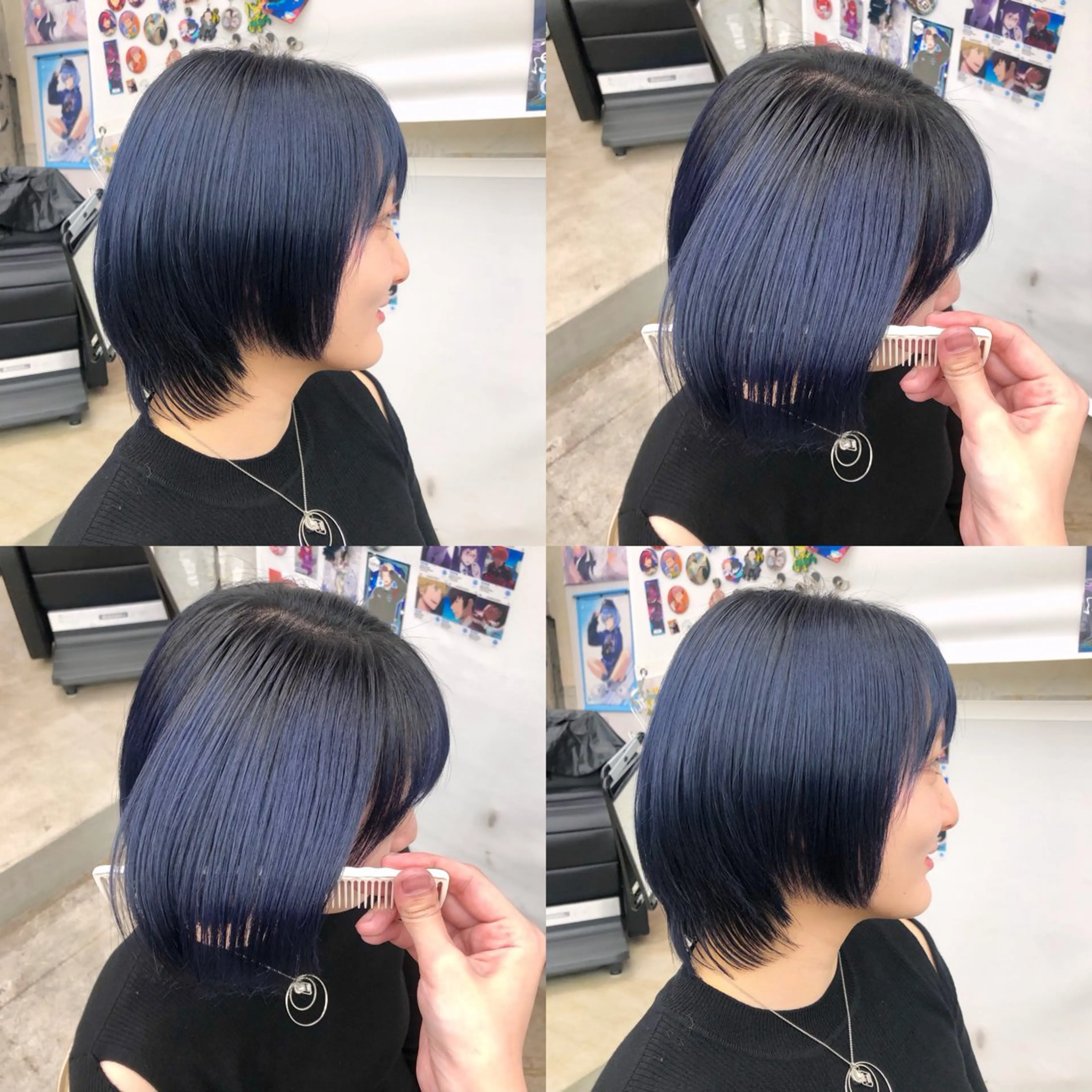 ショート カラー 推しカラー✨ オタク美容師ユウカのヘアスタイル