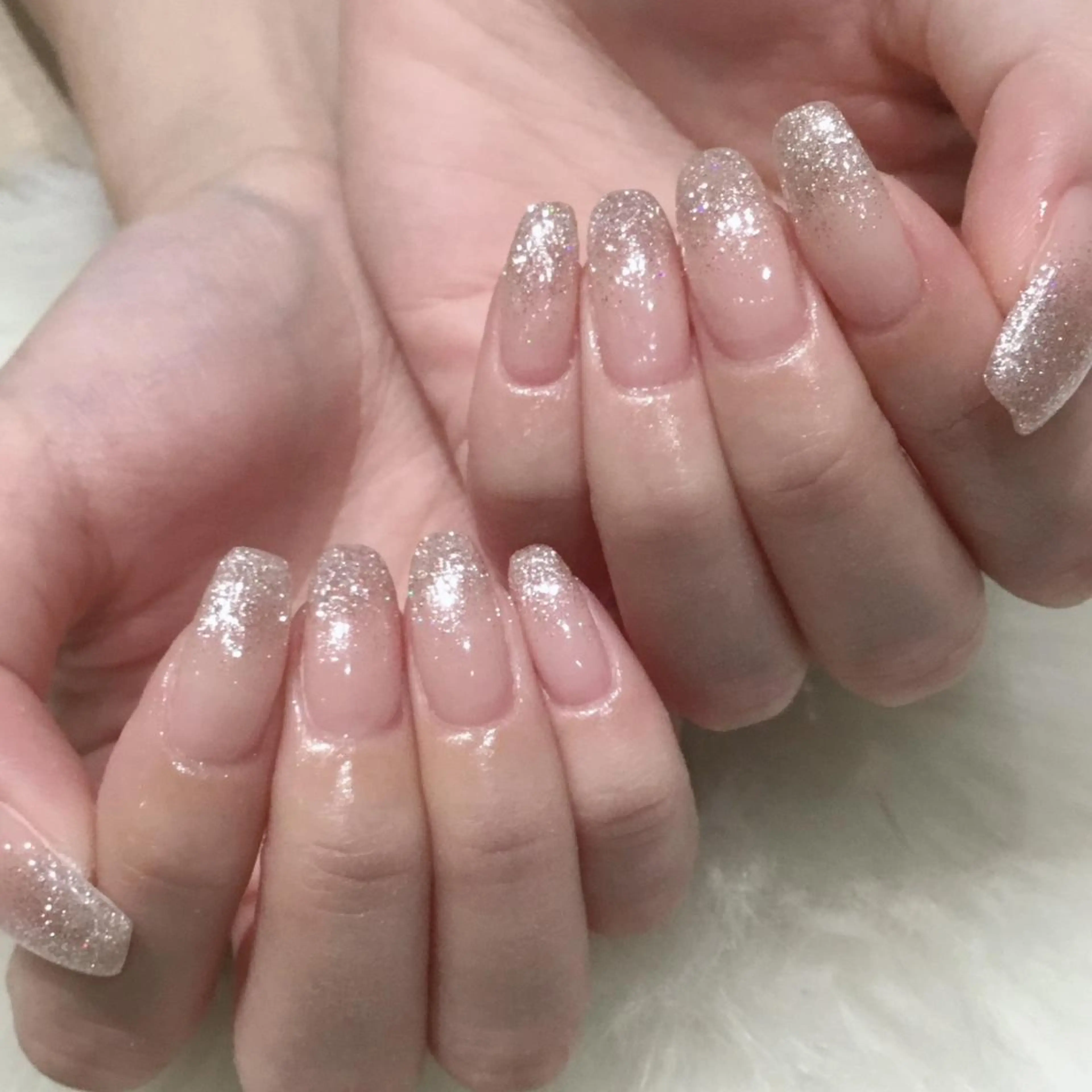 ネイル フラッシュネイル グラデーション ハンドネイル Kanai Harukaのネイルデザイン