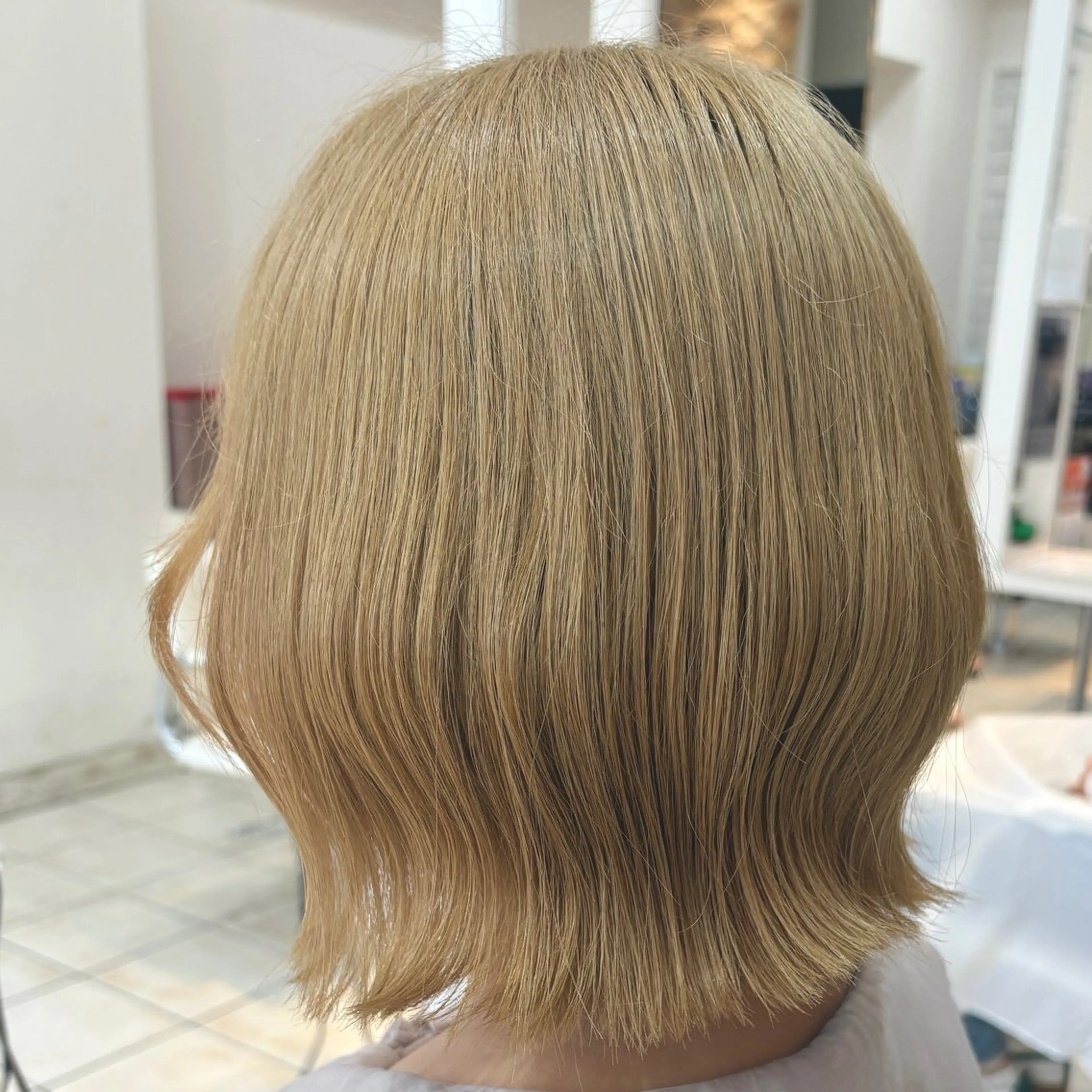 ショート ブリーチ/ヘアセット 【𝙍𝙞𝙣𝙤】のヘアスタイル