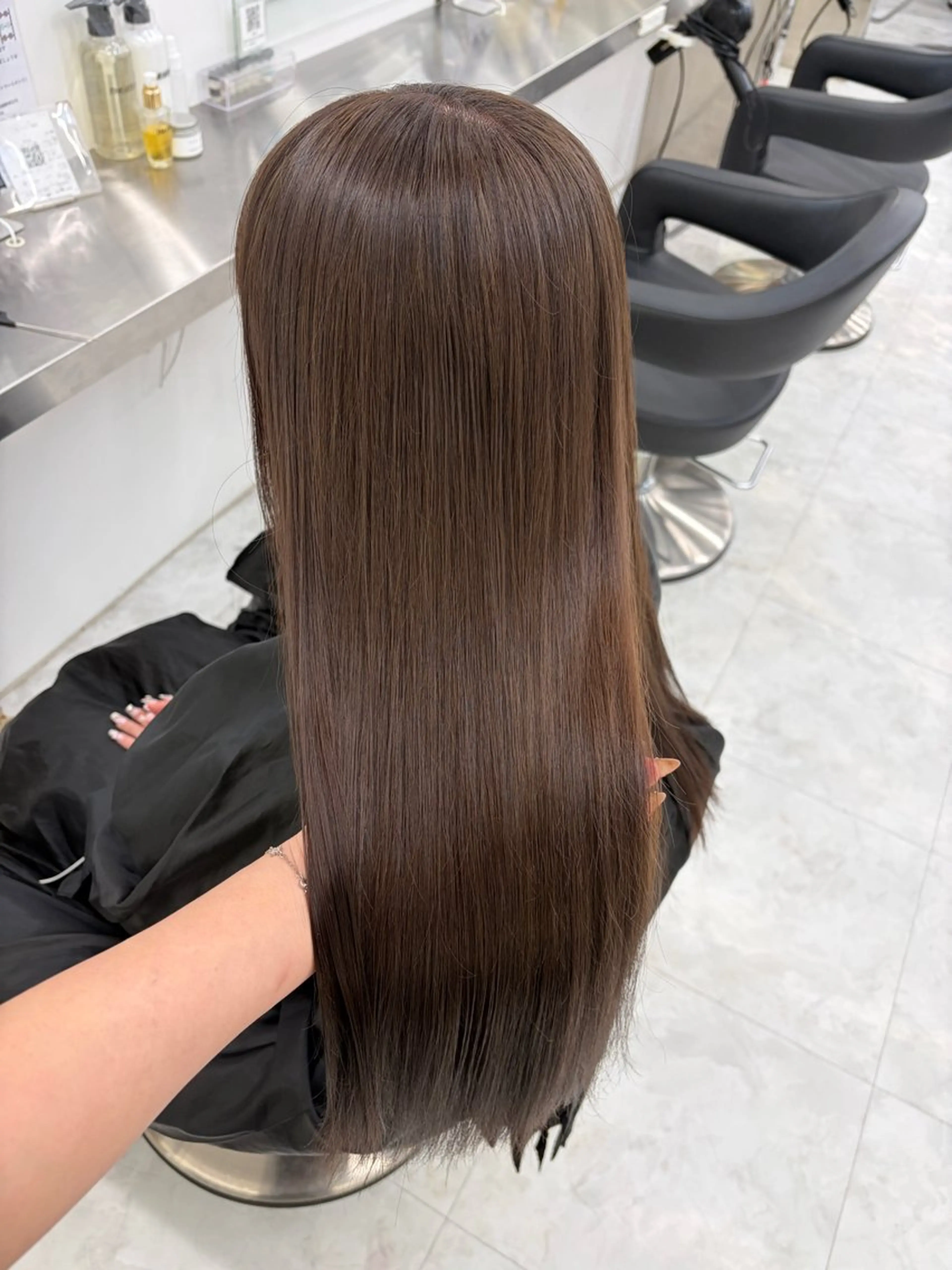 カラー カット ヘアカラー トリートメント ヘアセット 透明感うる艶カラー 🤍MANAMIのヘアスタイル