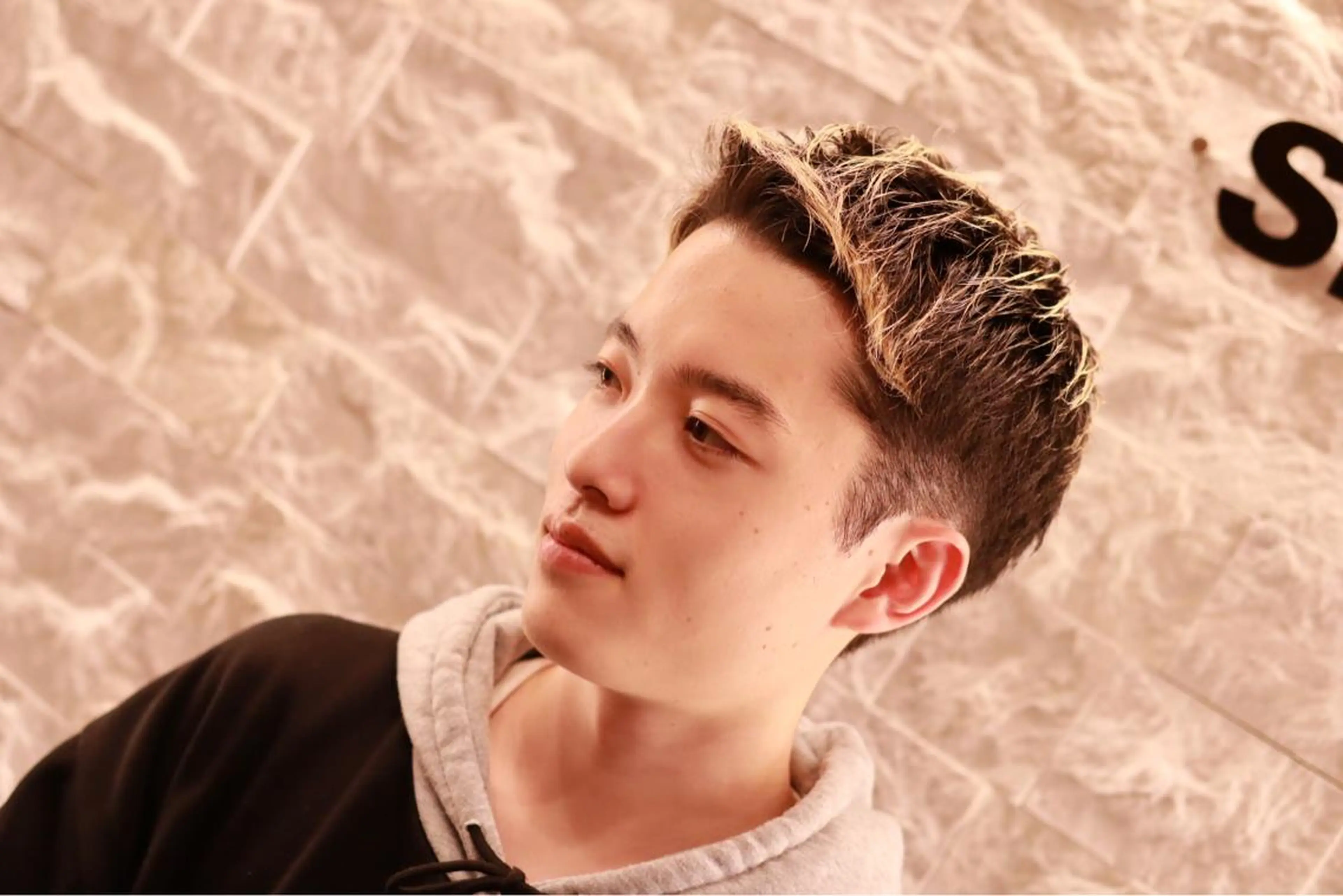 ショート メンズ 福留 叶太のヘアスタイル