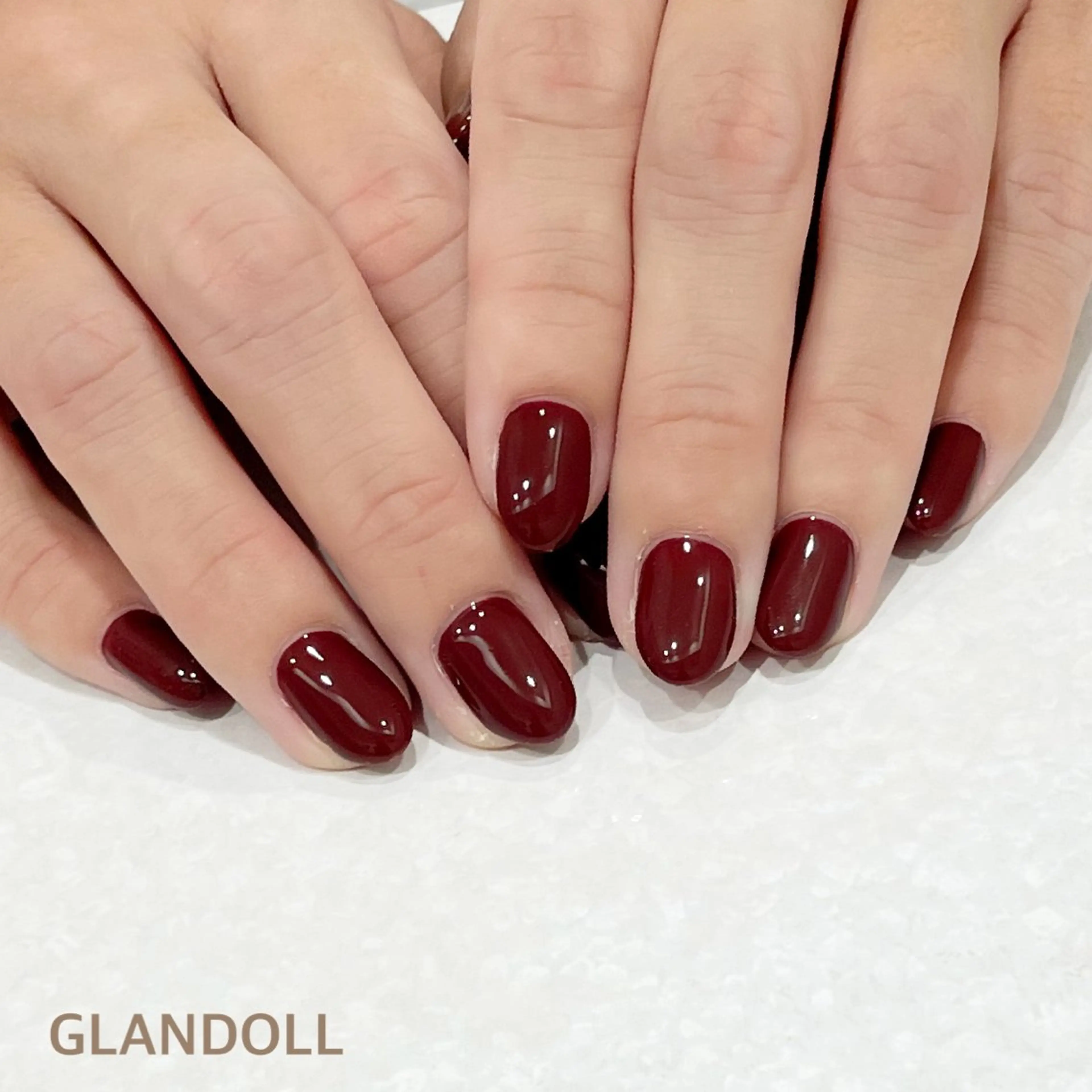 ネイル ワンカラーネイル ハンドネイル GLANDOLL YURIのネイルデザイン