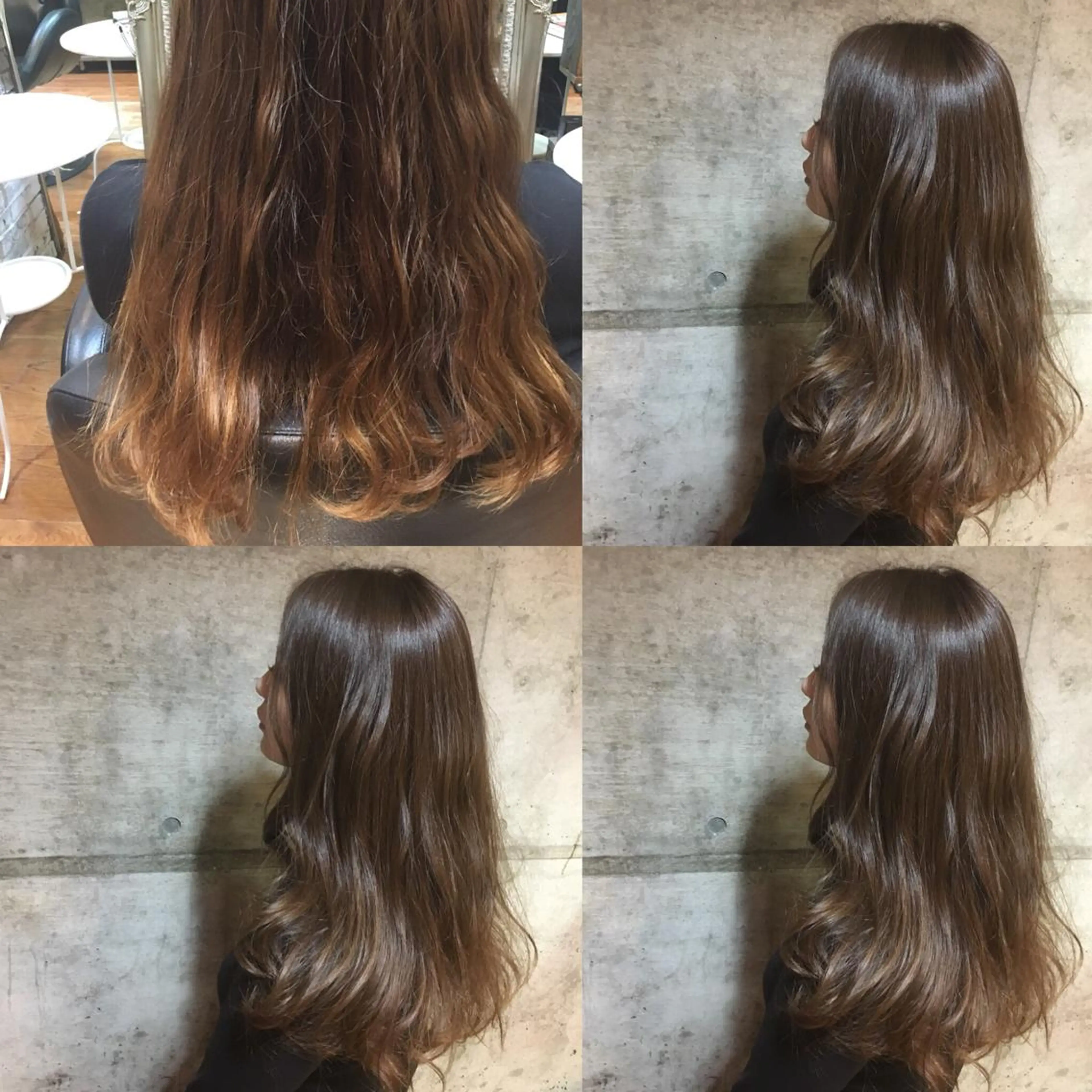 ミディアム クラッチムク博多小川 旭のヘアスタイル